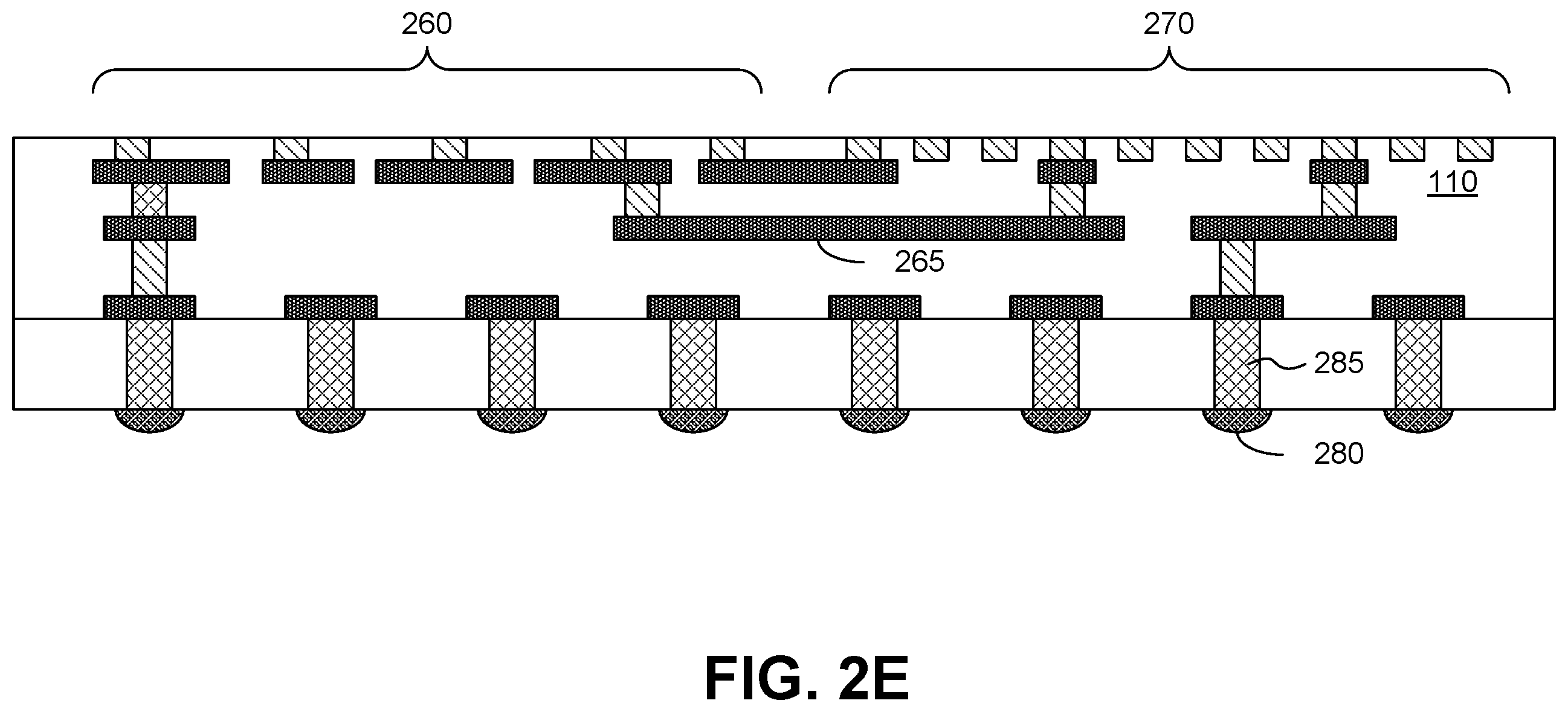 Patent US12581933 Figure 6 – Power routing for 2.5D or 3D integrated circuits including a buried power rail and interposer with power delivery network