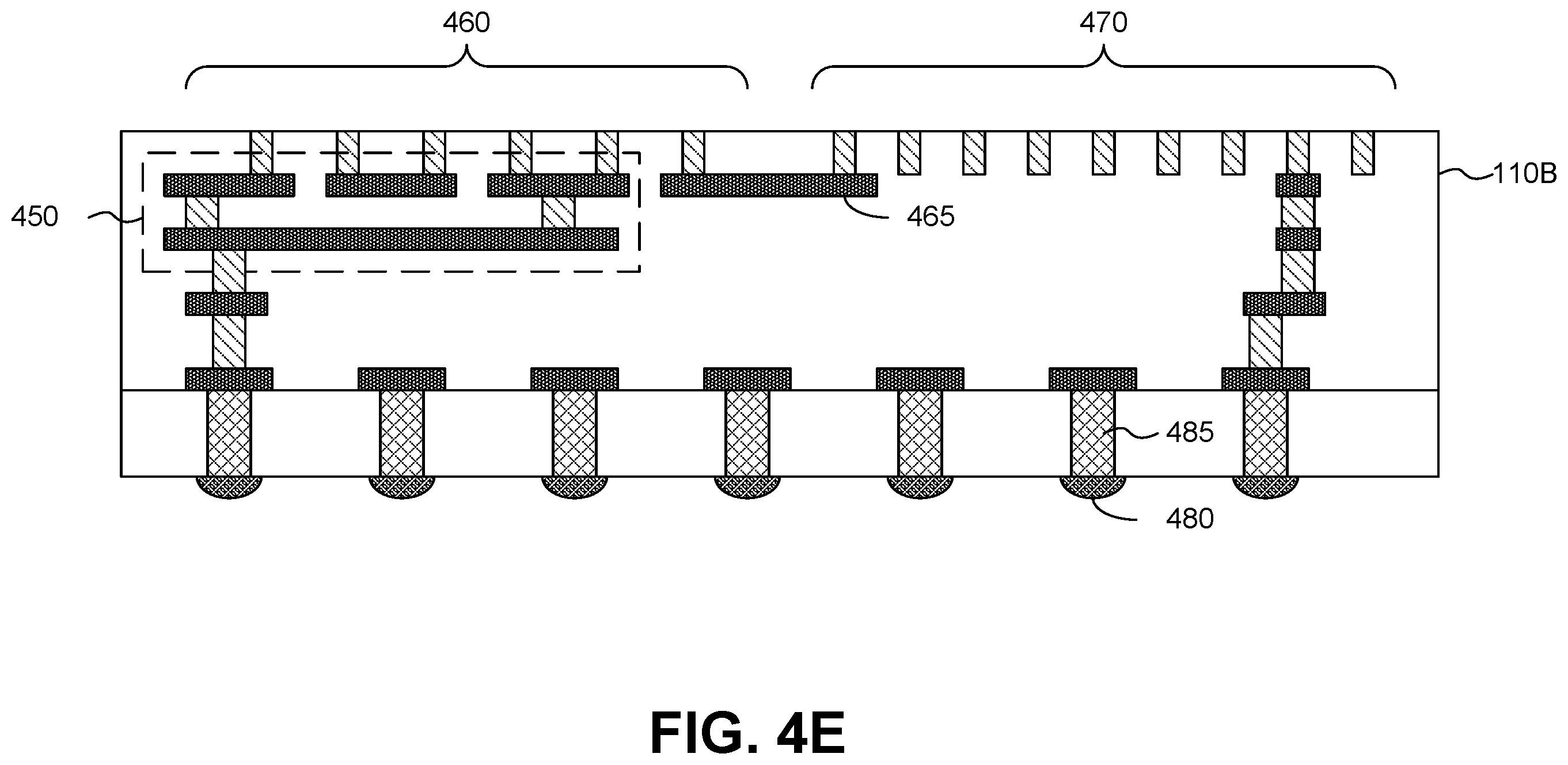 Patent US12581933 Figure 13 – Power routing for 2.5D or 3D integrated circuits including a buried power rail and interposer with power delivery network