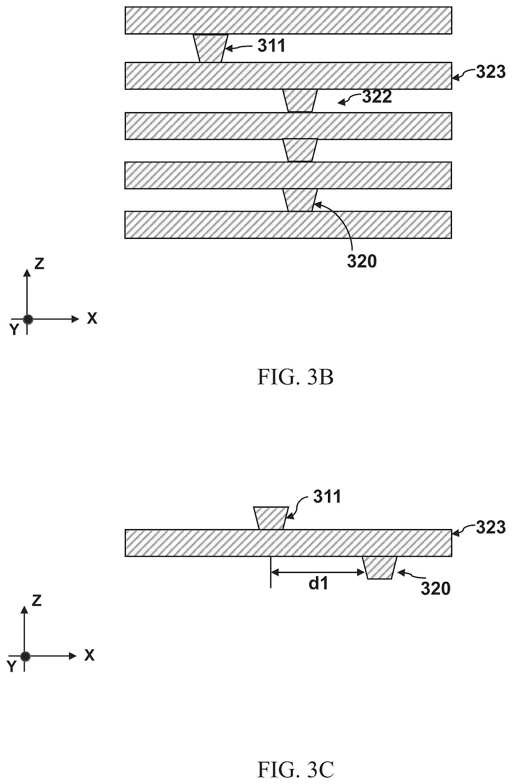Patent US12581935 Figure 7 – Stacked via structures and methods for forming the same