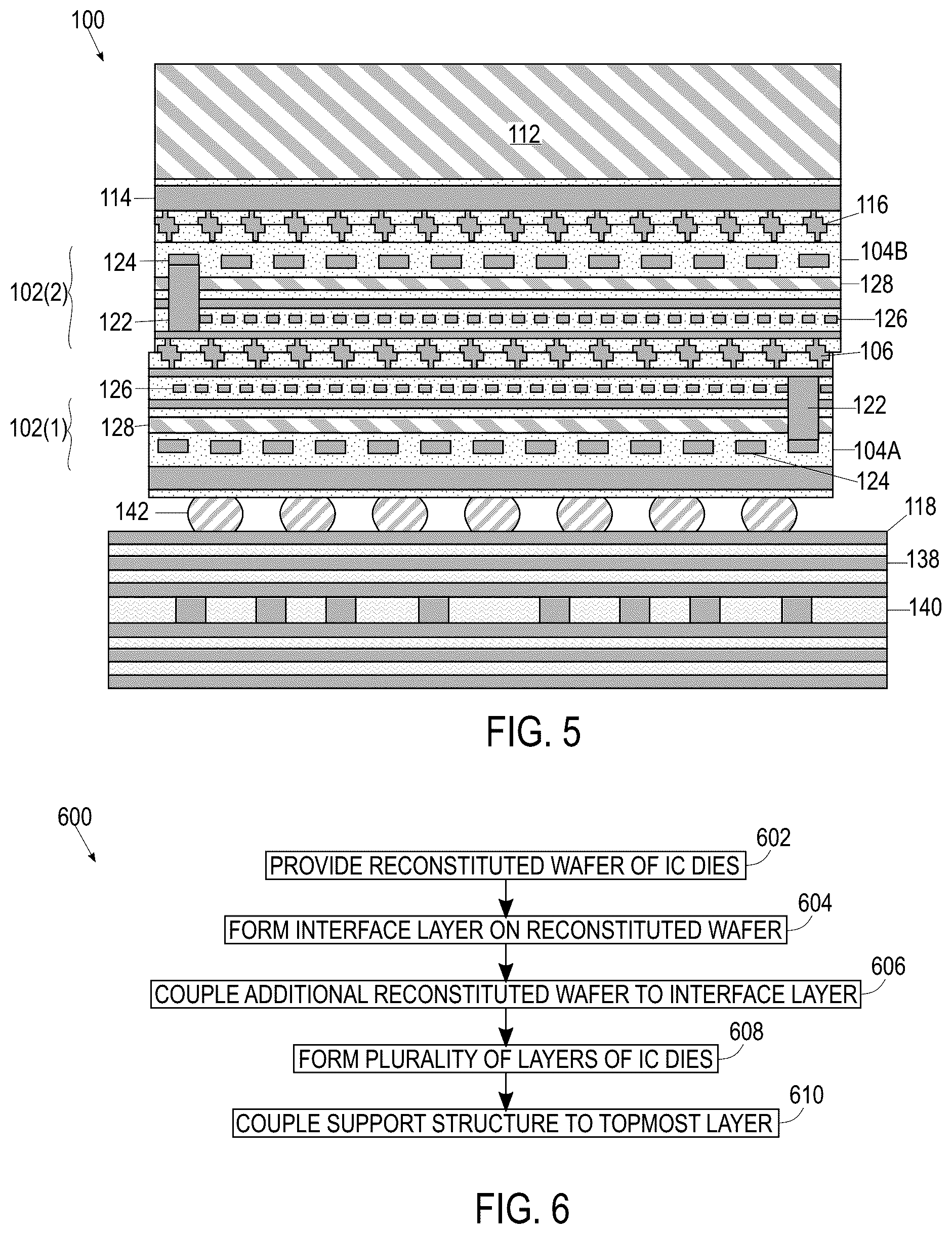 Patent US12581938 Figure 3 – Package architecture for quasi-monolithic chip with backside power