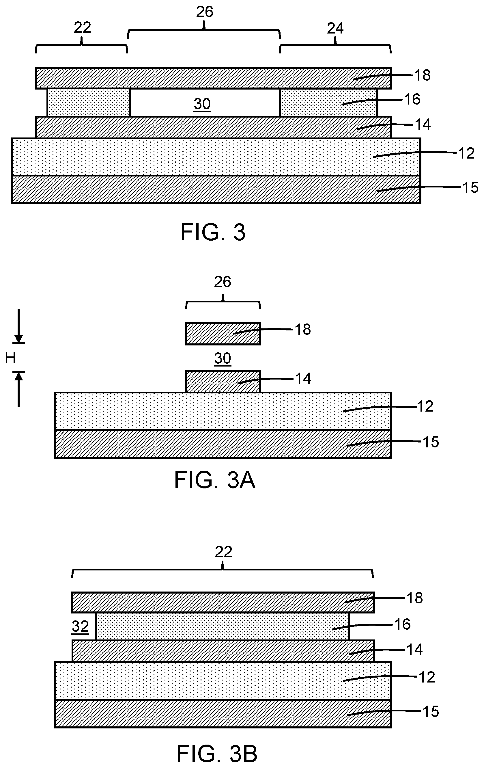 Patent US12581942 Figure 3 – Electronic fuses with an airgap under the fuse link