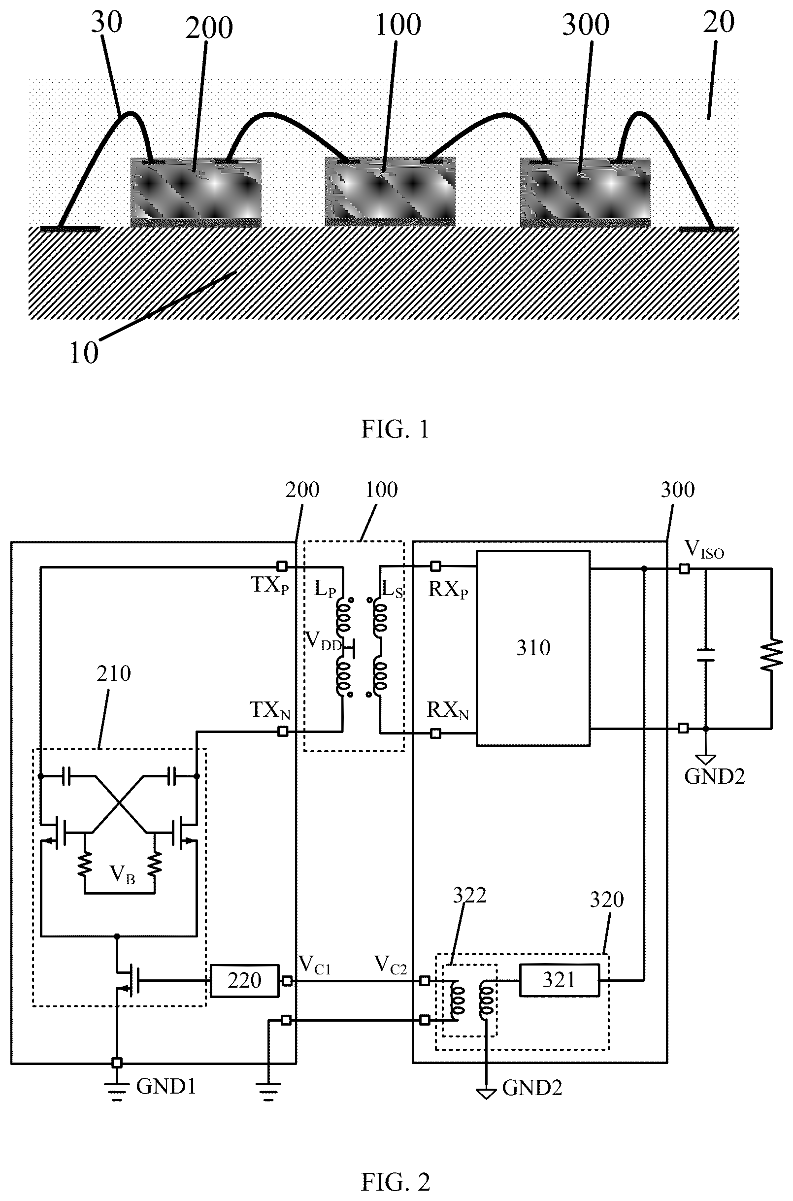 Patent US12581945 Figure 1 – Isolated power chip based on wafer level packaging and method of manufacturing the same