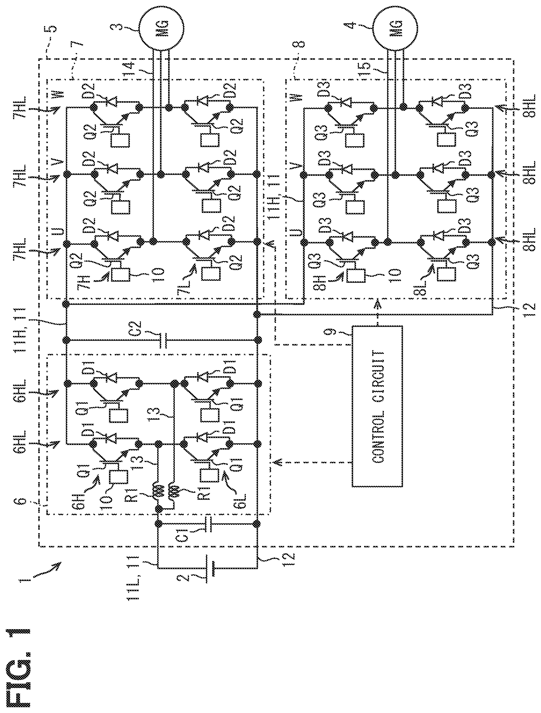 Patent US12581946 Figure 1 – Semiconductor device and power converter