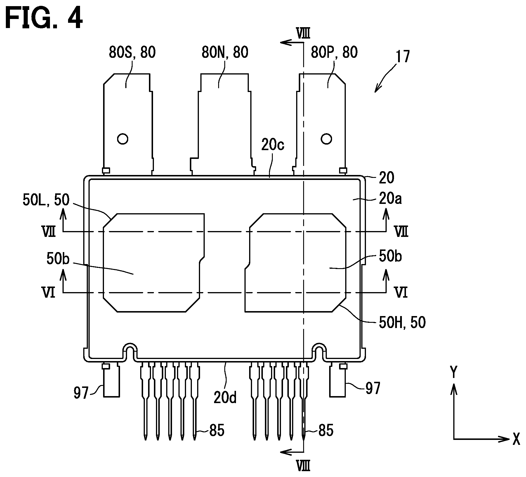 Patent US12581946 Figure 4 – Semiconductor device and power converter