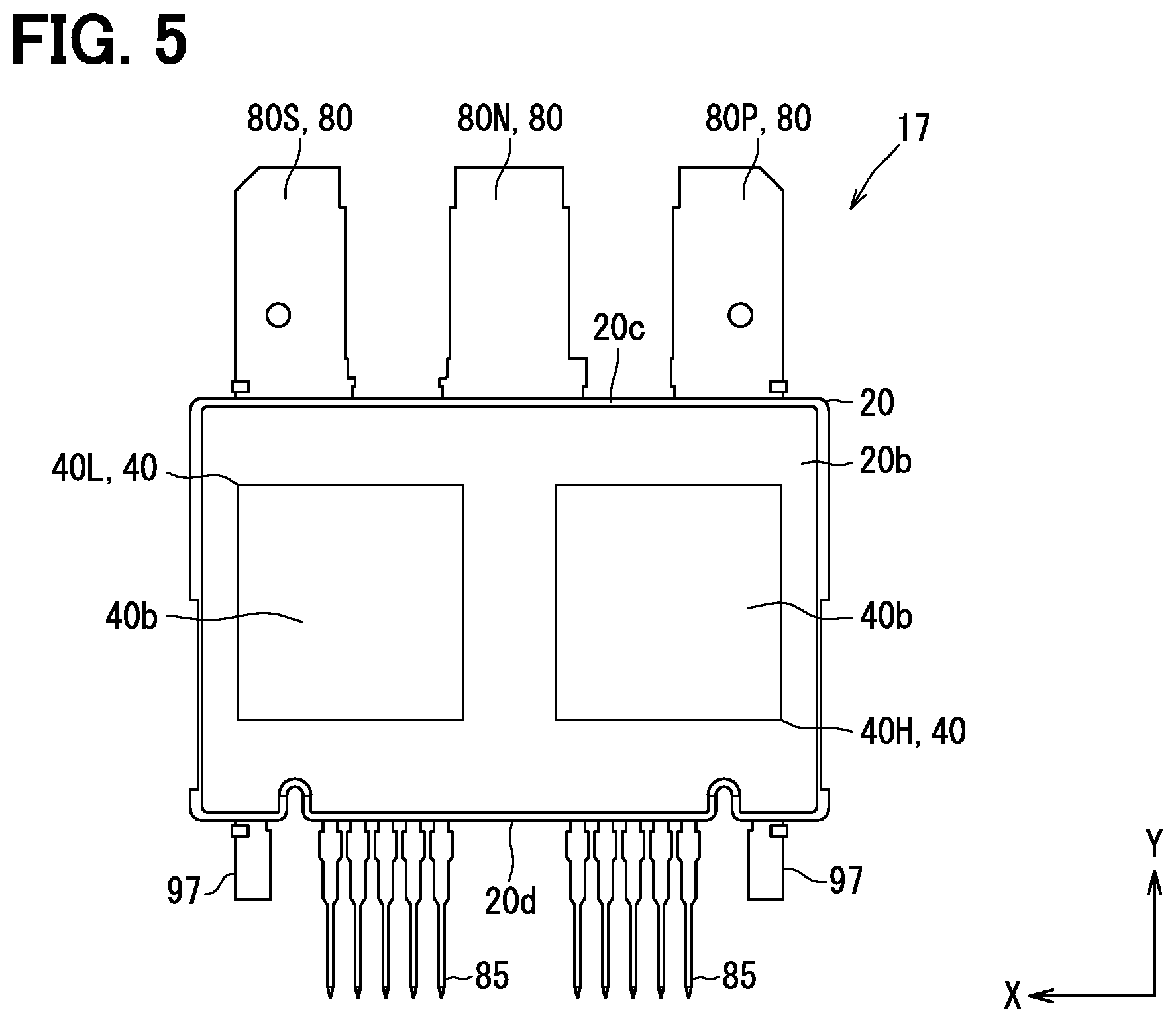 Patent US12581946 Figure 5 – Semiconductor device and power converter