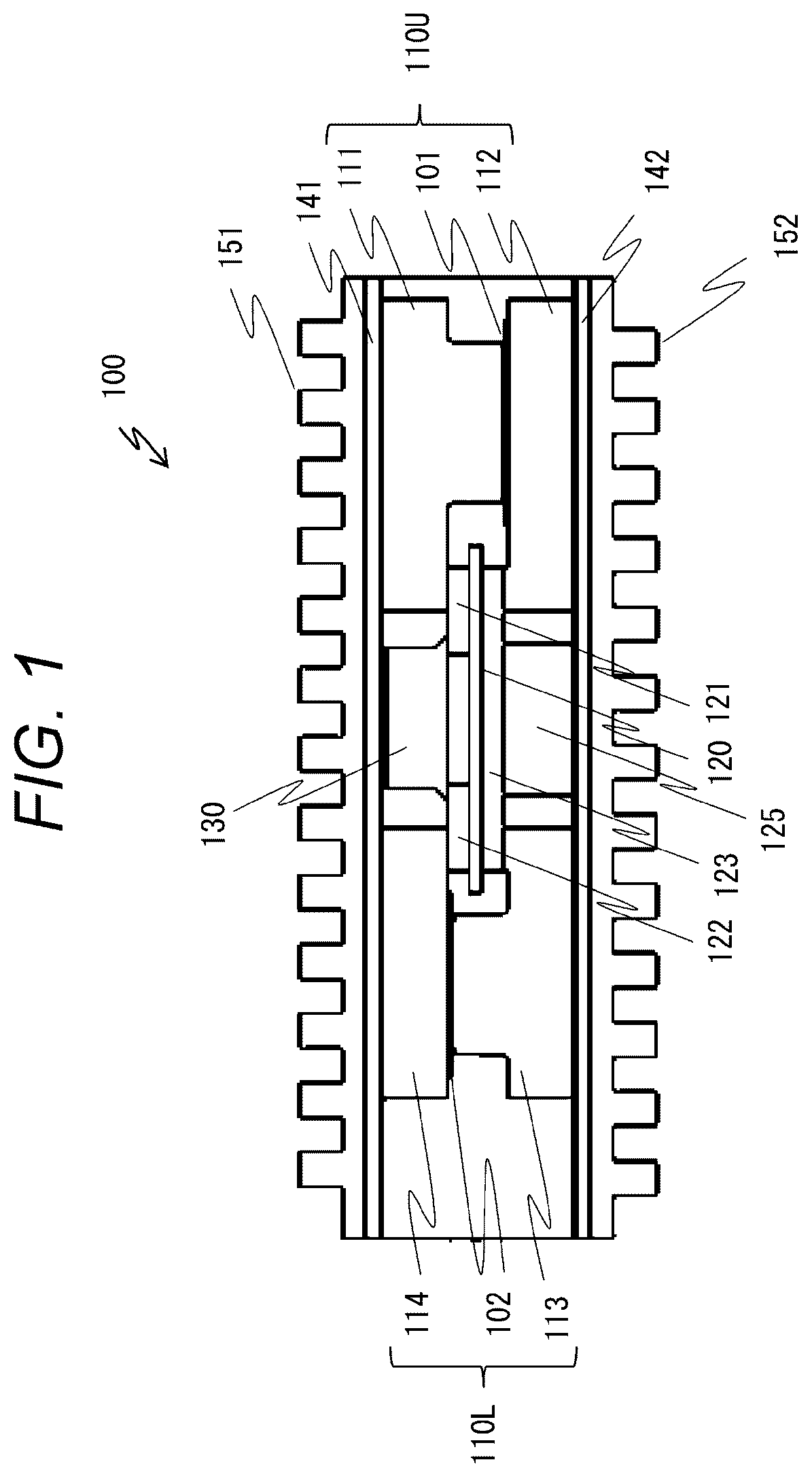 Patent US12581947 Figure 1 – Power semiconductor device, power conversion device, and electric system