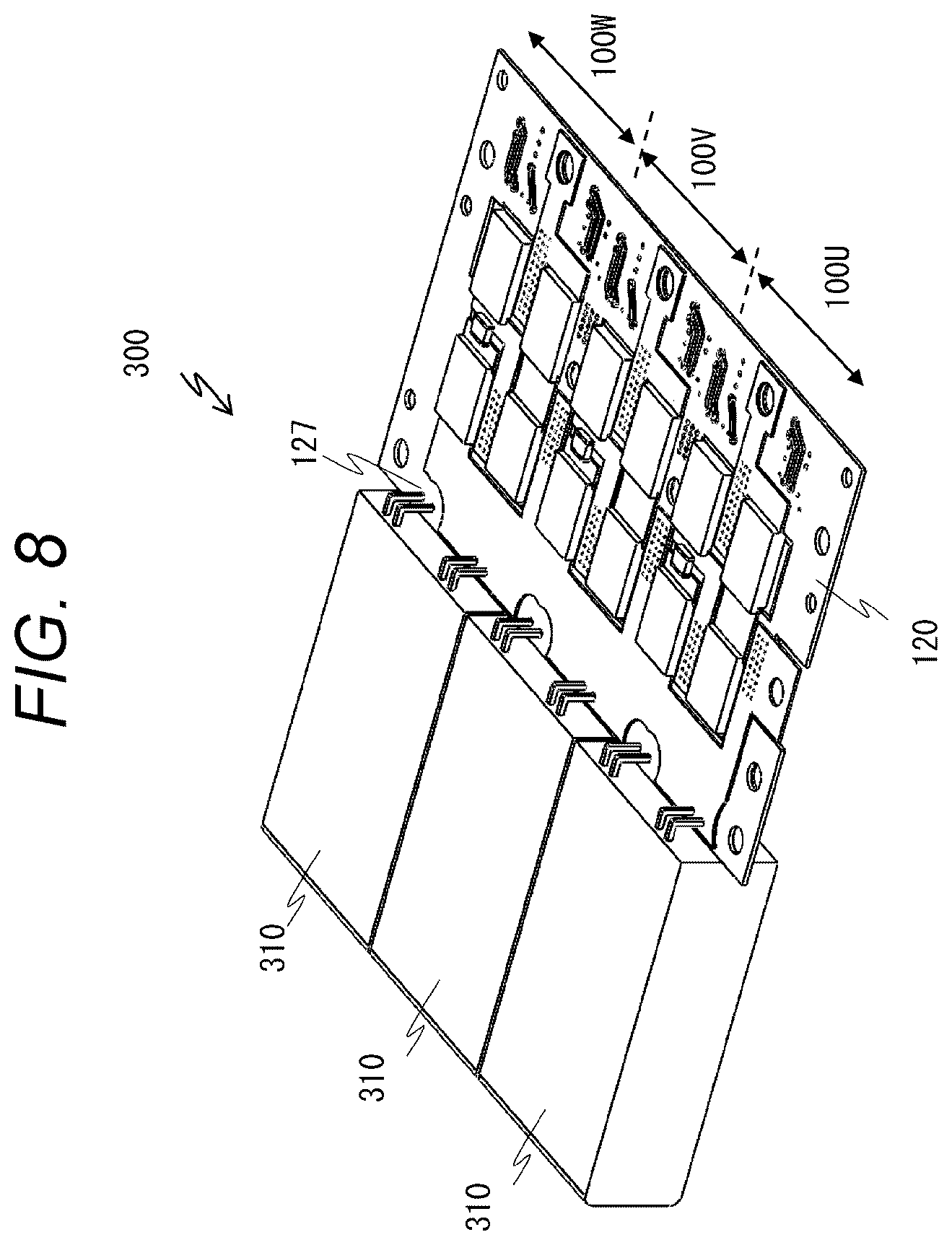 Patent US12581947 Figure 8 – Power semiconductor device, power conversion device, and electric system