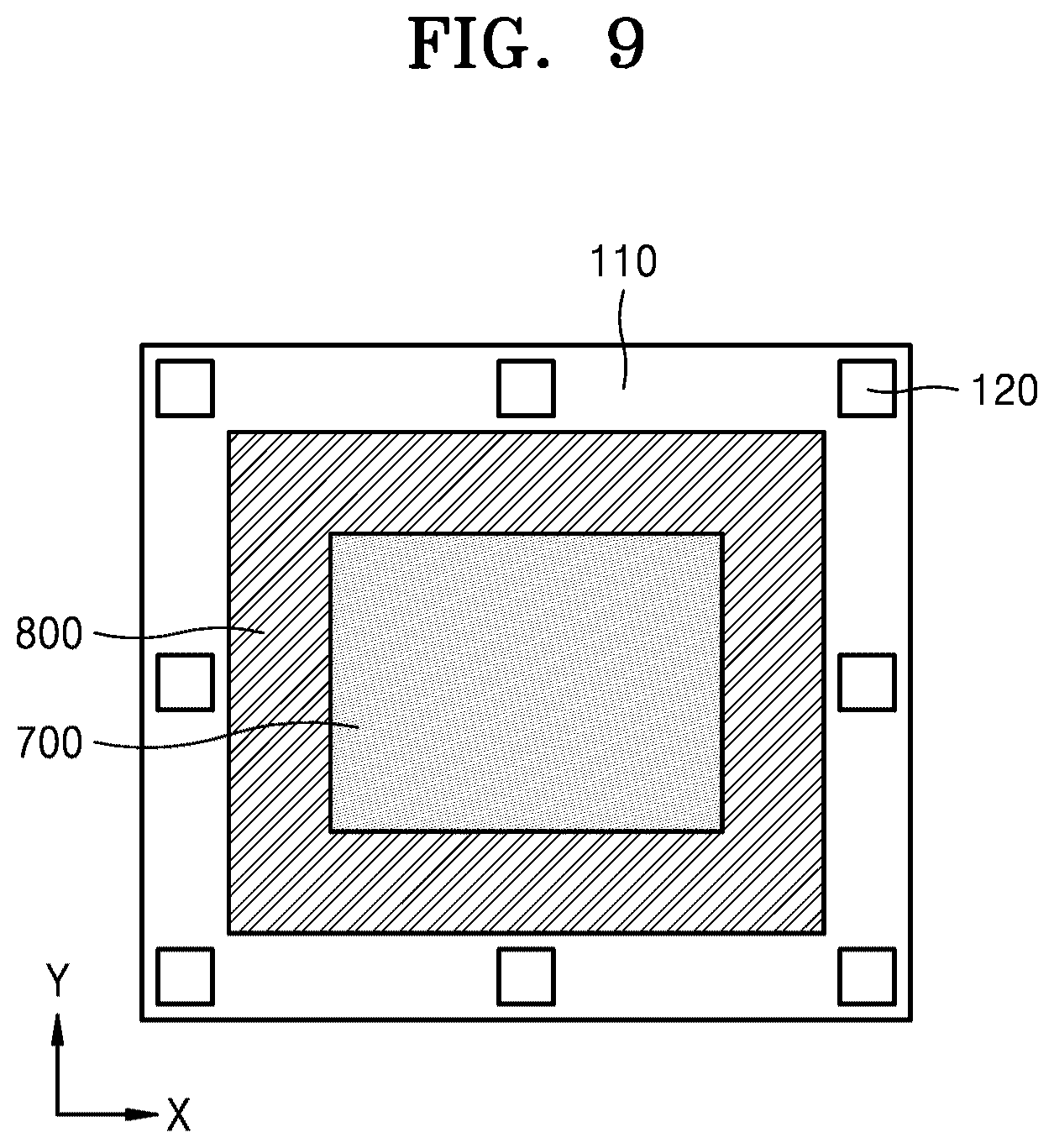 Patent US12581948 Figure 9 – Semiconductor package