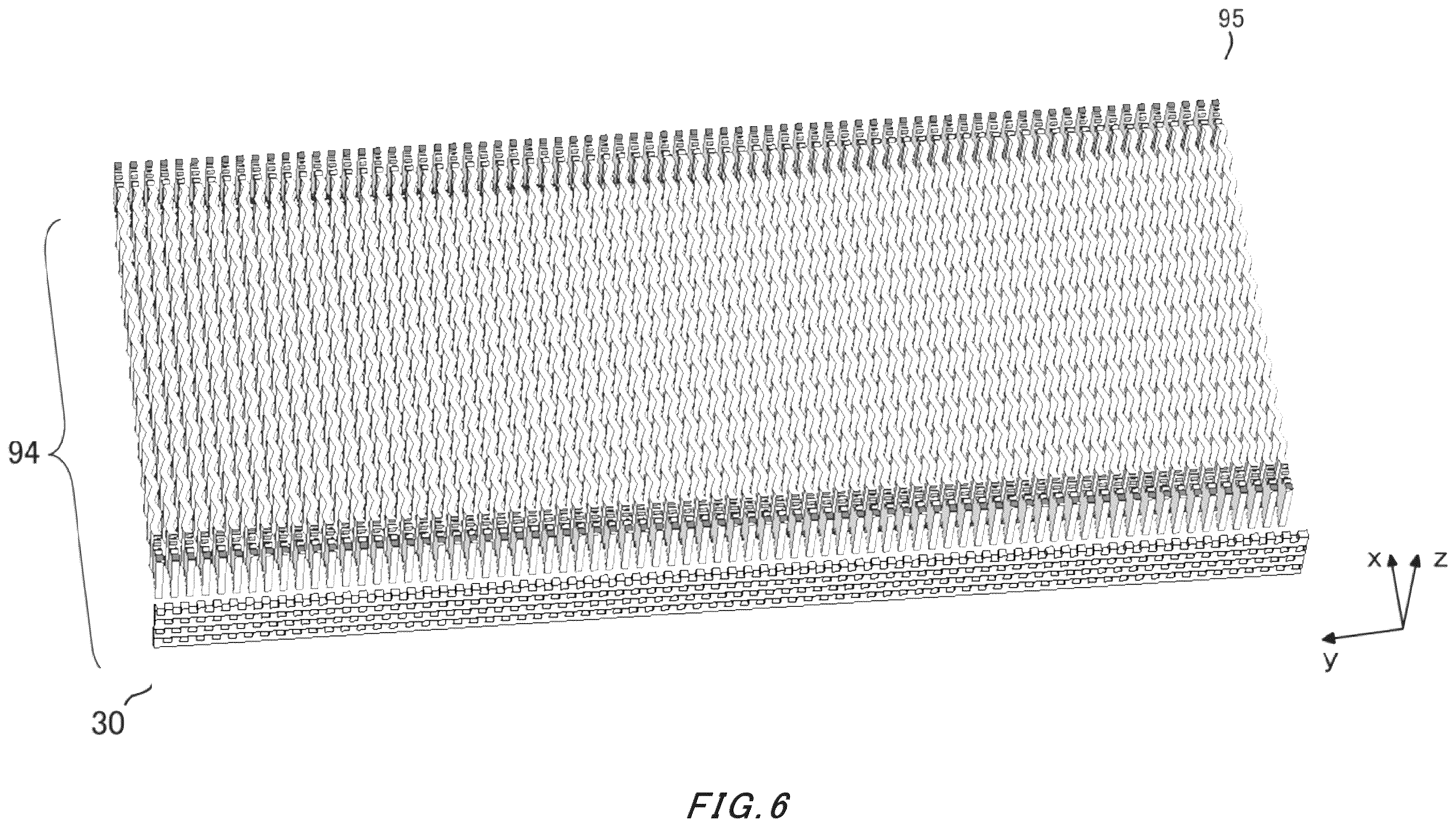 Patent US12581950 Figure 7 – Semiconductor cooling apparatus with uniform flow distribution structures