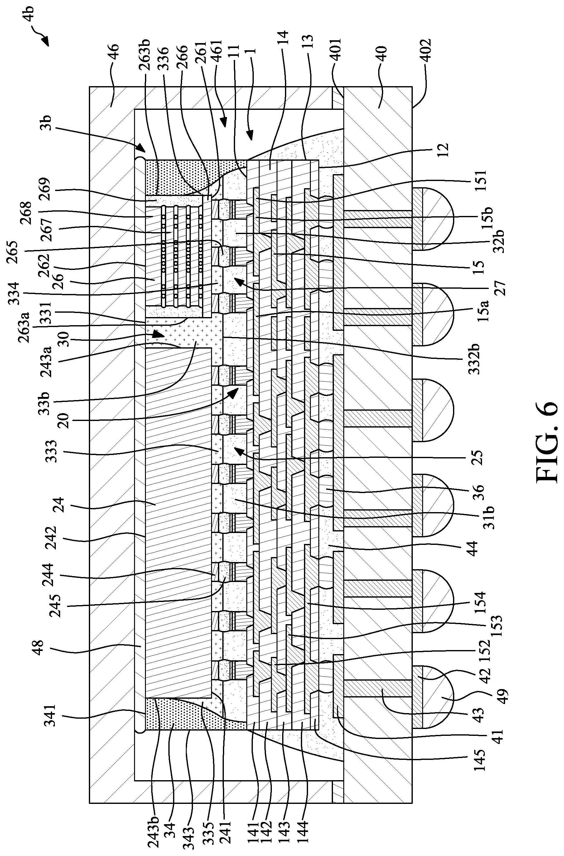 Patent US12581952 Figure 6 – Package structure and method for manufacturing the same