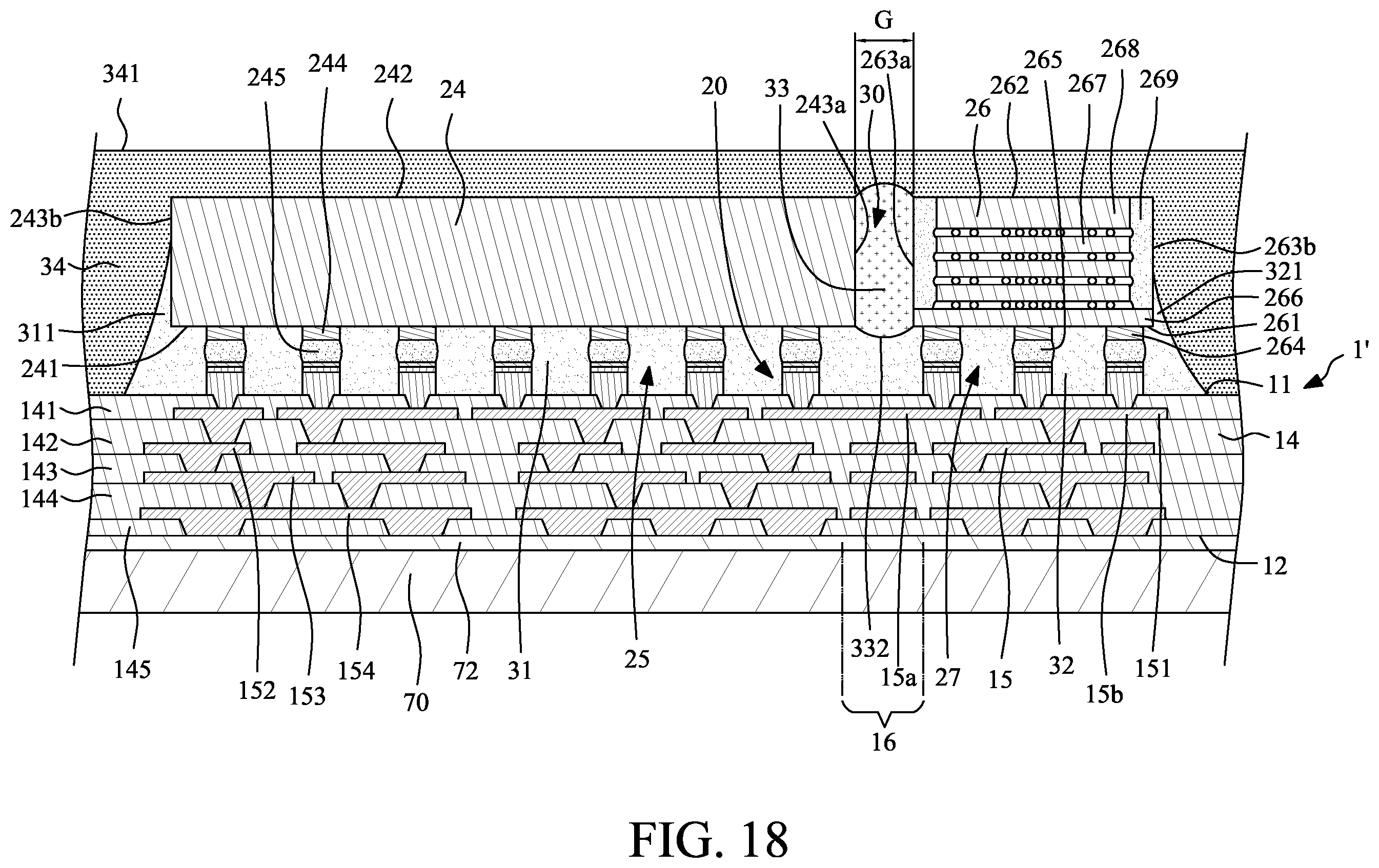 Patent US12581952 Figure 20 – Package structure and method for manufacturing the same