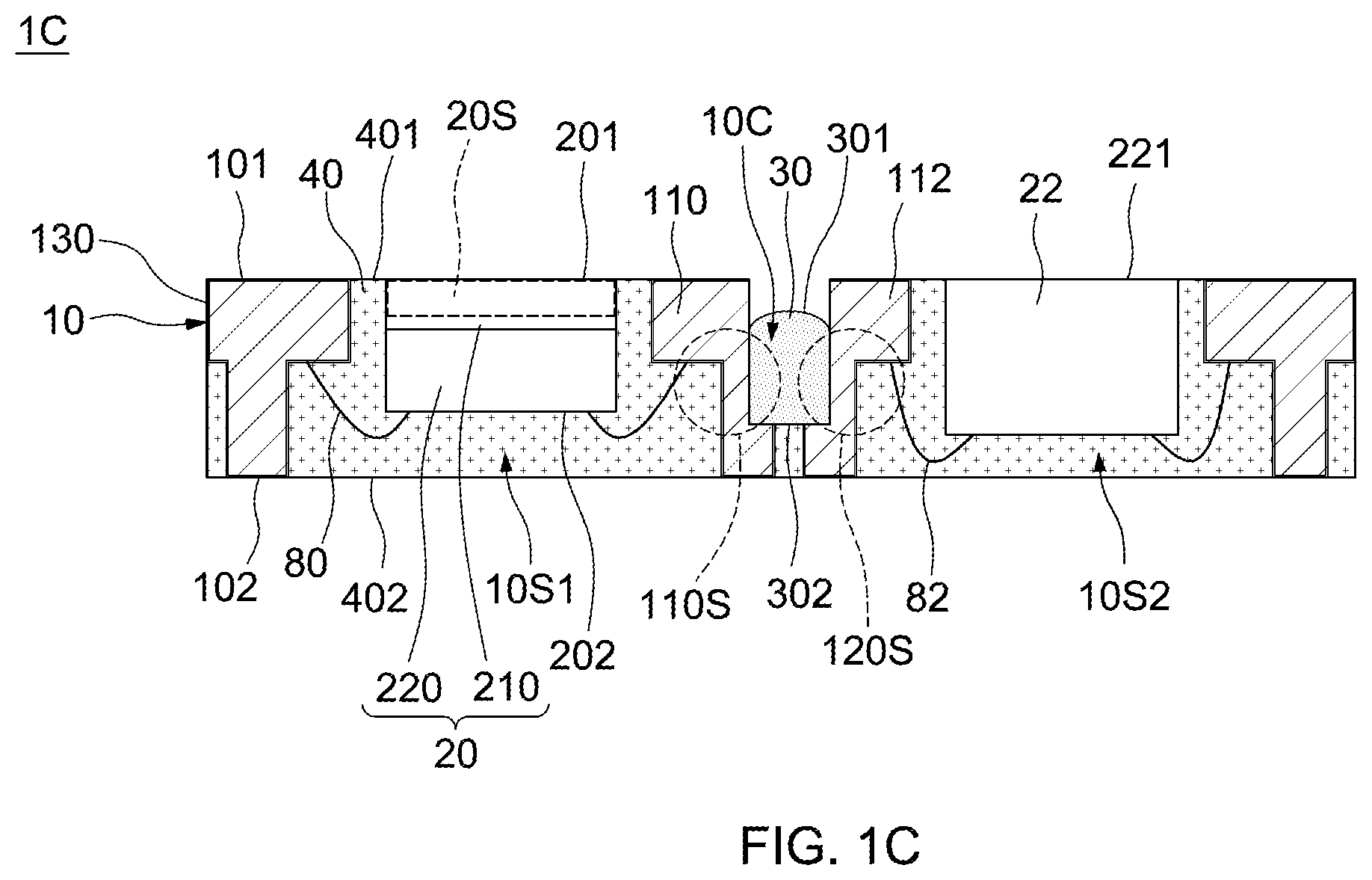 Patent US12581954 Figure 3 – Semiconductor device package and method of manufacturing the same