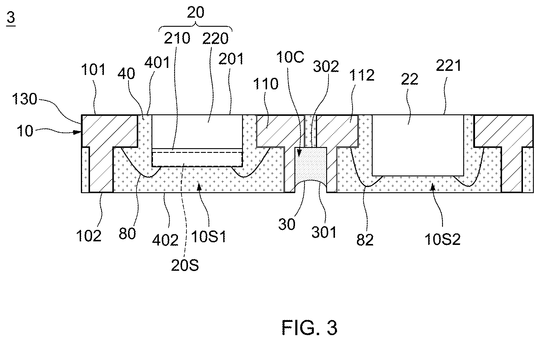 Patent US12581954 Figure 7 – Semiconductor device package and method of manufacturing the same