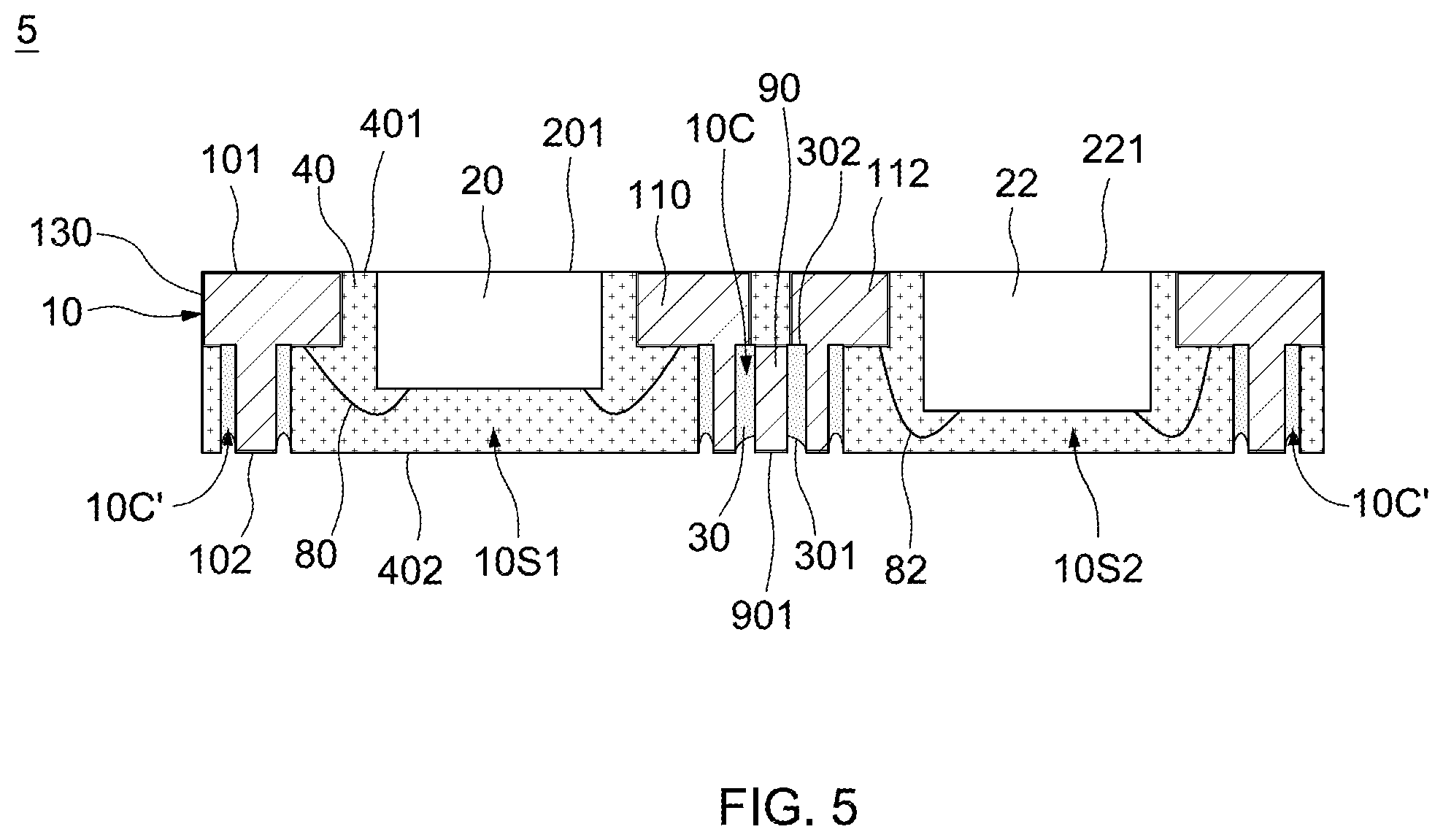 Patent US12581954 Figure 11 – Semiconductor device package and method of manufacturing the same