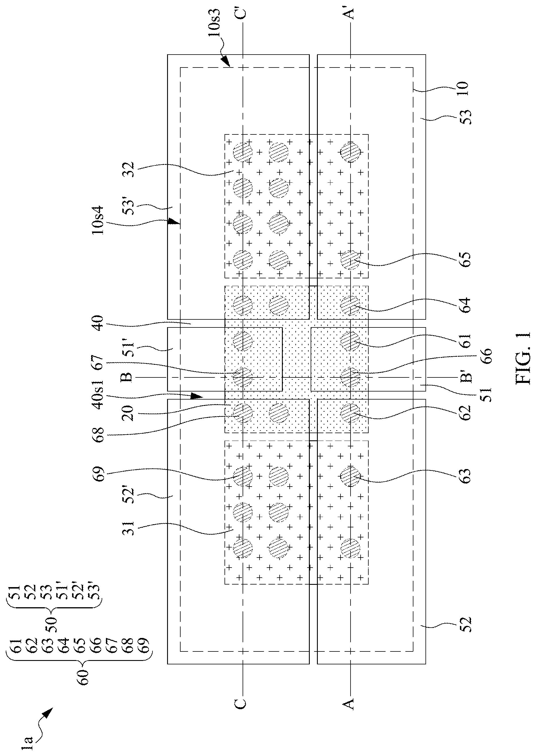 Patent US12581955 Figure 1 – Electronic devices comprising voltage regulator and electromagnetic interference (EMI) shielding structure transmitting voltages