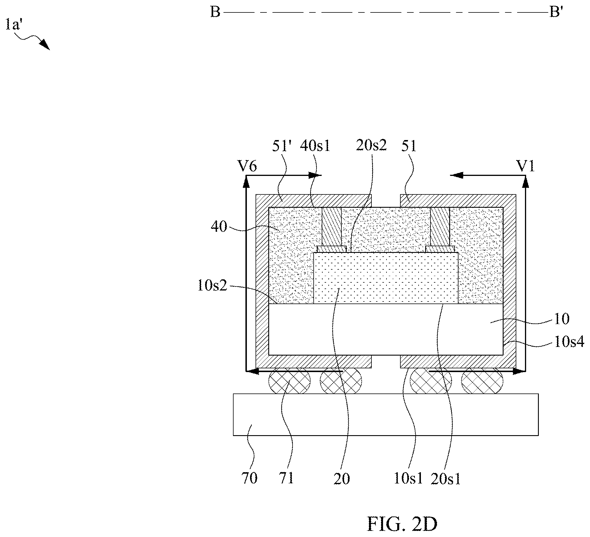 Patent US12581955 Figure 5 – Electronic devices comprising voltage regulator and electromagnetic interference (EMI) shielding structure transmitting voltages