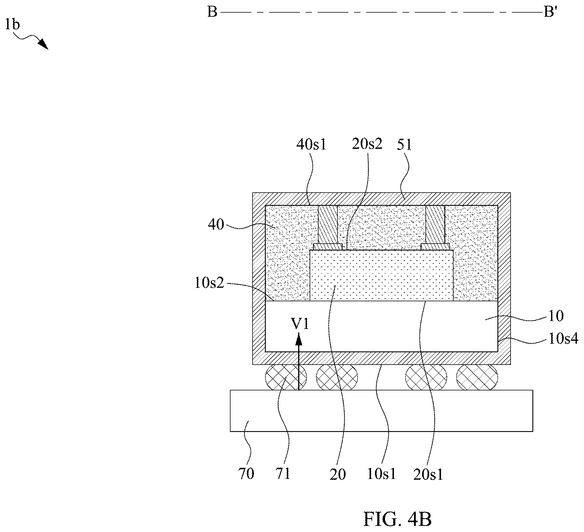 Patent US12581955 Figure 8 – Electronic devices comprising voltage regulator and electromagnetic interference (EMI) shielding structure transmitting voltages