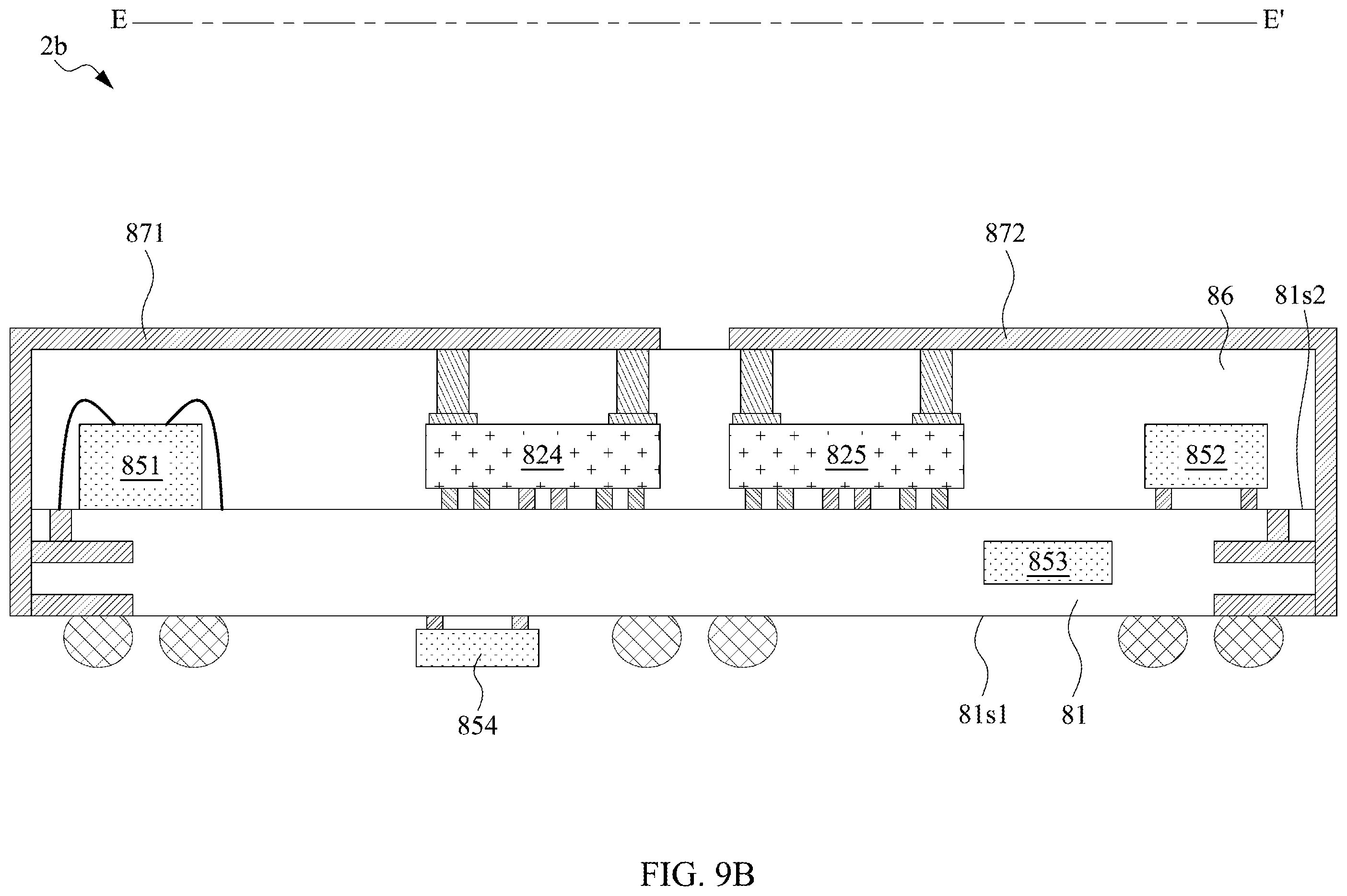 Patent US12581955 Figure 20 – Electronic devices comprising voltage regulator and electromagnetic interference (EMI) shielding structure transmitting voltages