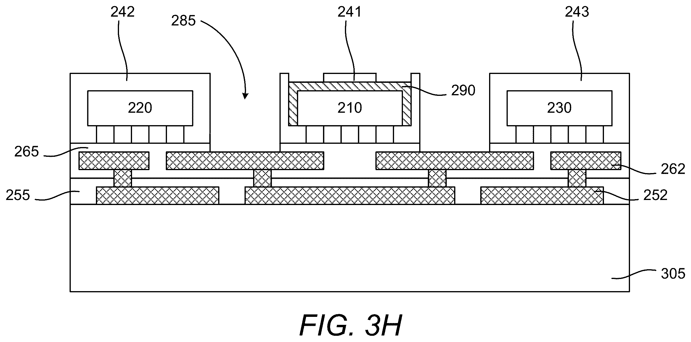 Patent US12581956 Figure 9 – Through molding contact enabled EMI shielding