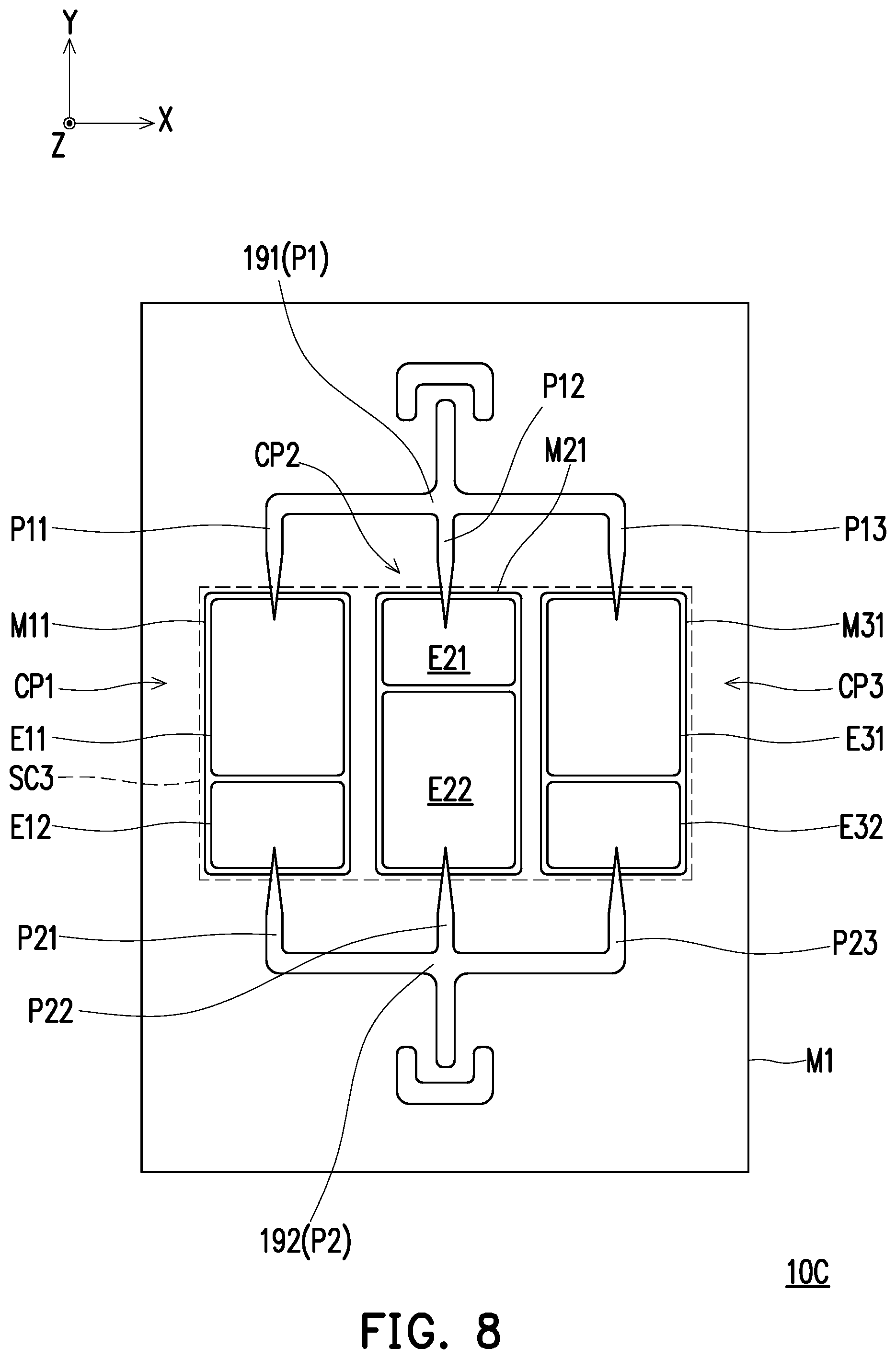 Patent US12581958 Figure 12 – Electronic assembly