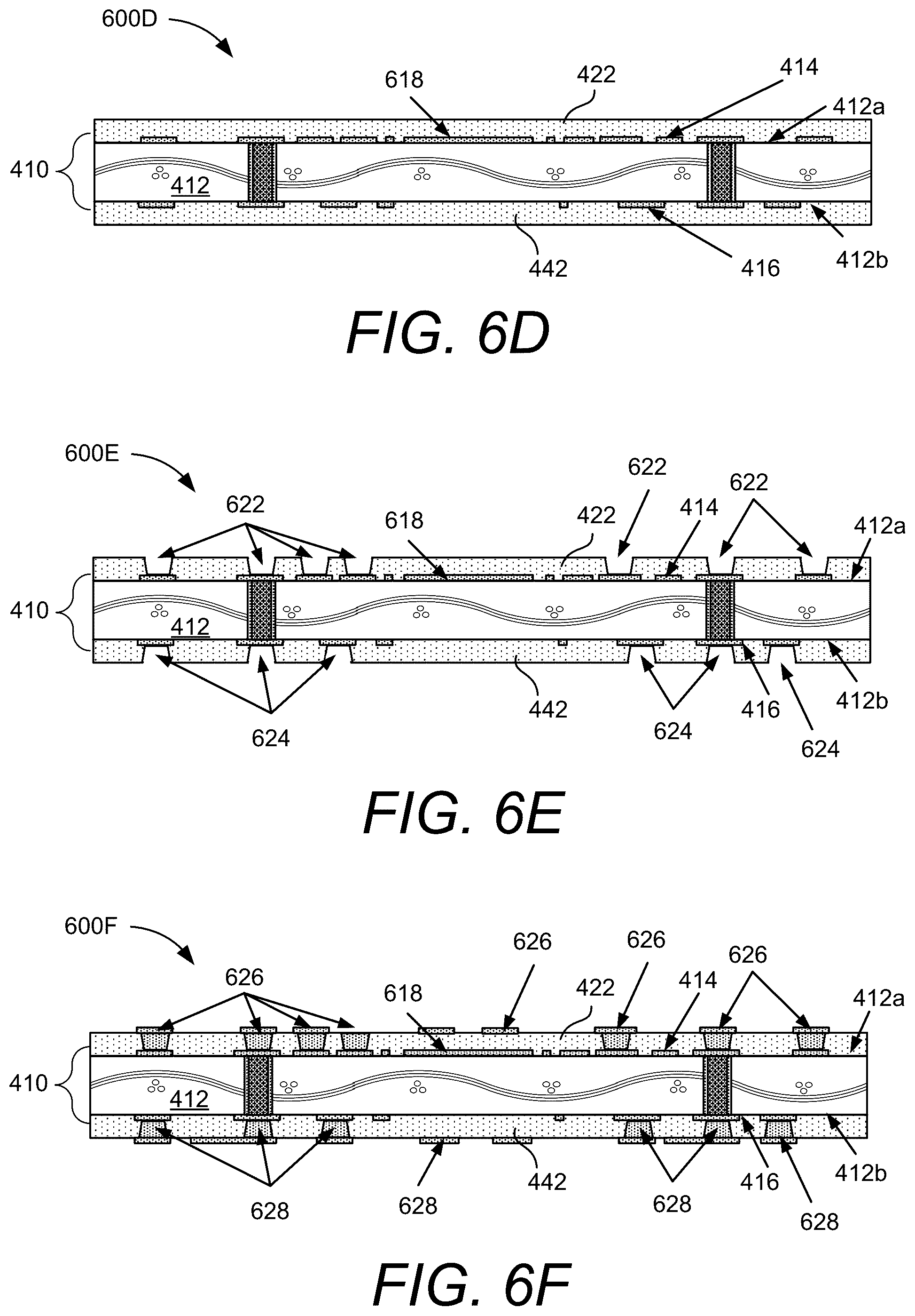 Patent US12581966 Figure 8 – Electronic component placed on core of substrate