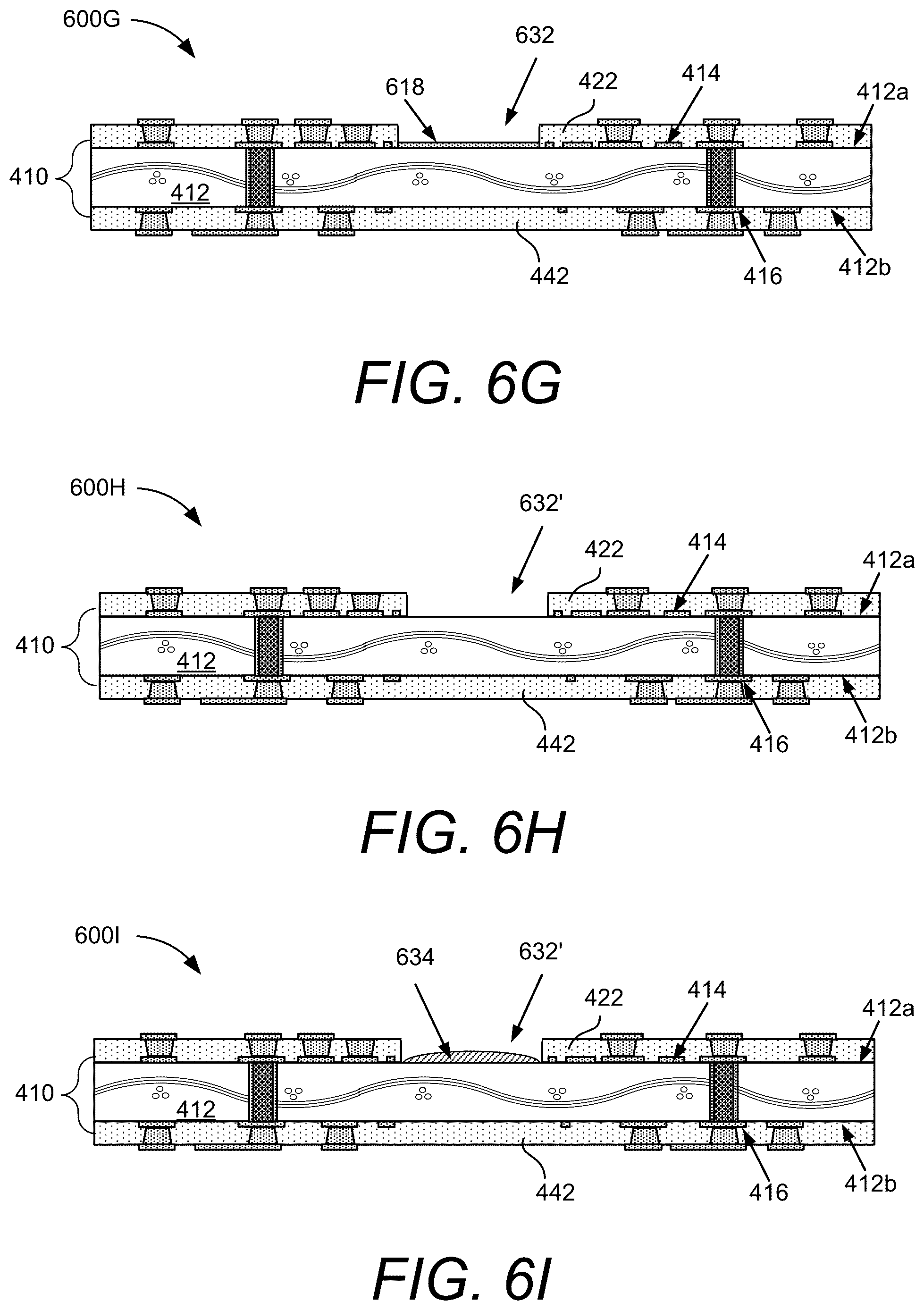 Patent US12581966 Figure 9 – Electronic component placed on core of substrate