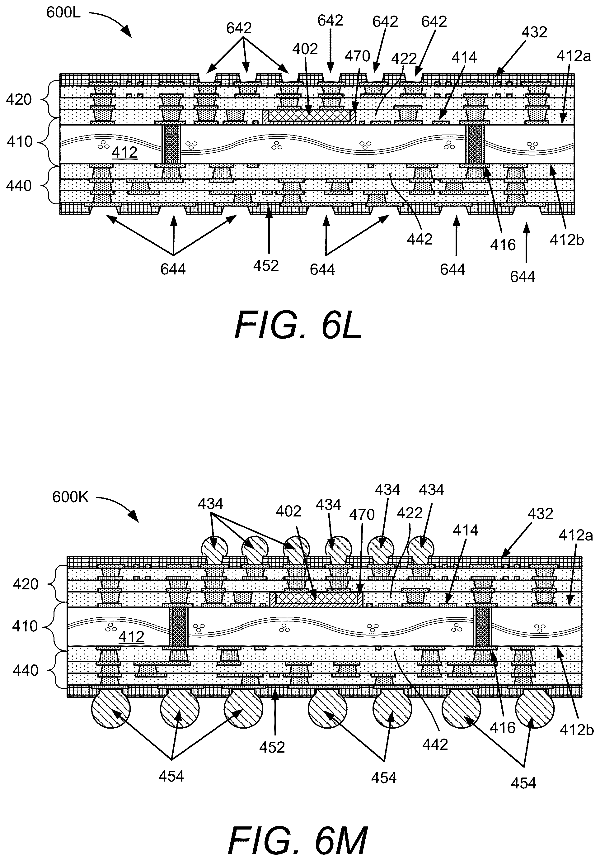 Patent US12581966 Figure 11 – Electronic component placed on core of substrate