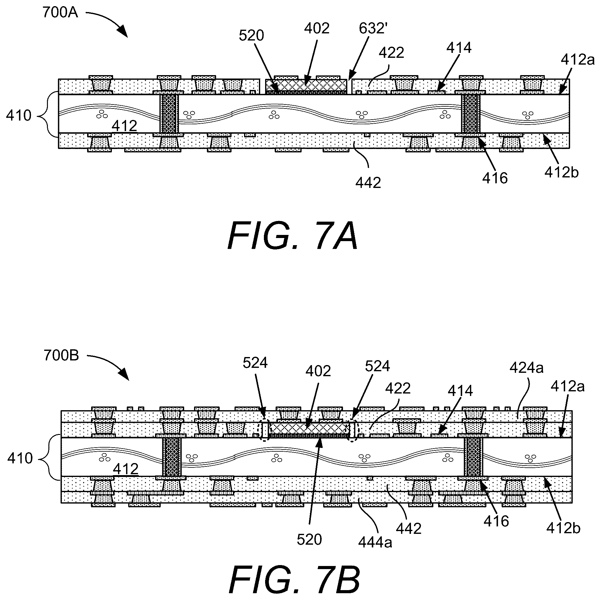 Patent US12581966 Figure 13 – Electronic component placed on core of substrate