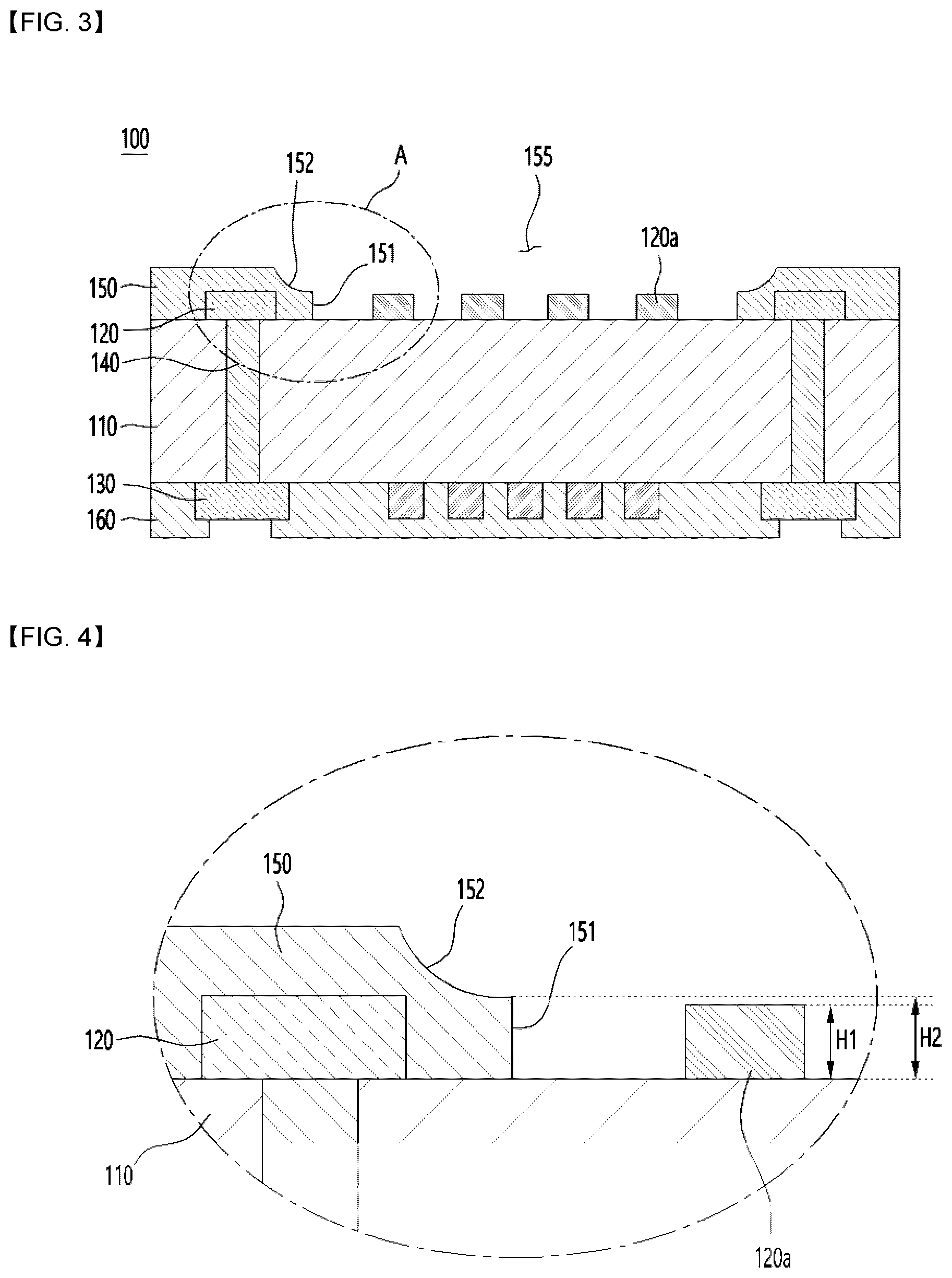 Patent US12581967 Figure 2 – Circuit board and semiconductor package board comprising same
