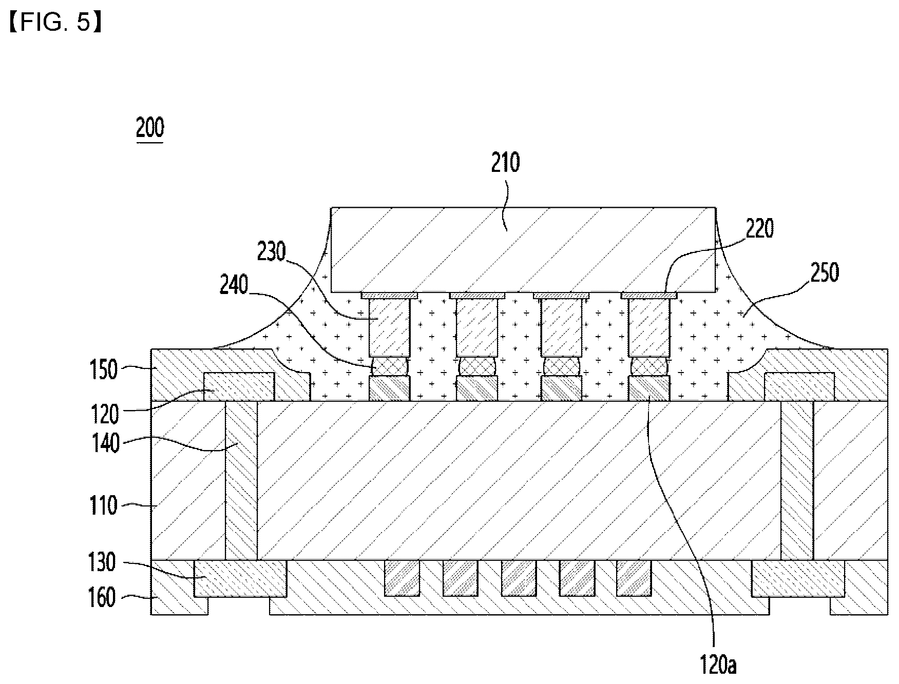Patent US12581967 Figure 3 – Circuit board and semiconductor package board comprising same