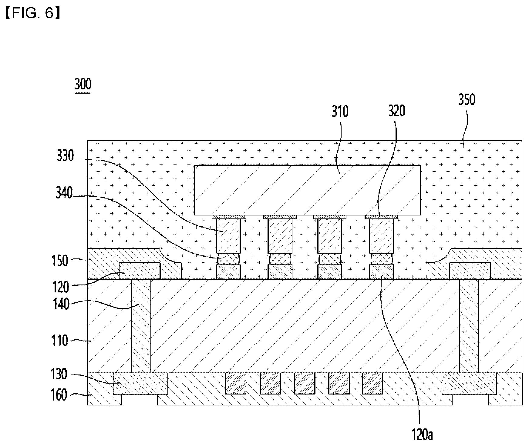 Patent US12581967 Figure 4 – Circuit board and semiconductor package board comprising same