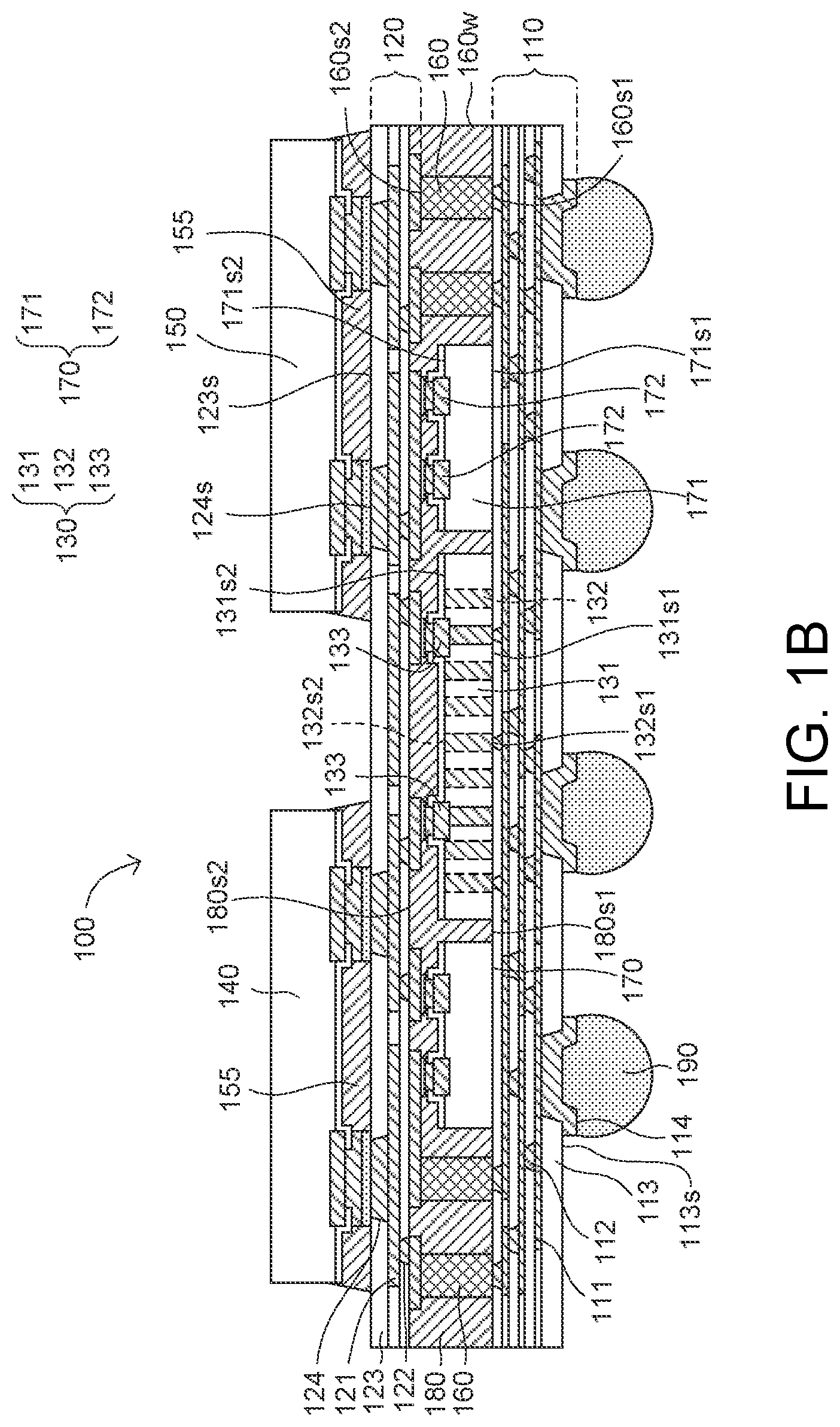 Patent US12581971 Figure 2 – Semiconductor device with bridge die electrically connecting two chips and manufacturing method thereof