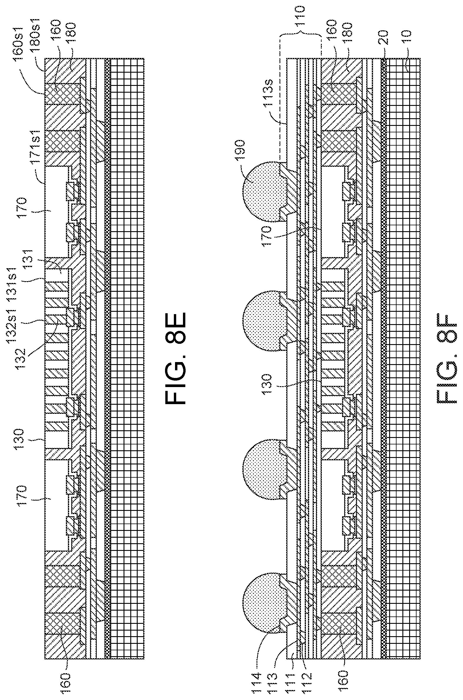 Patent US12581971 Figure 12 – Semiconductor device with bridge die electrically connecting two chips and manufacturing method thereof