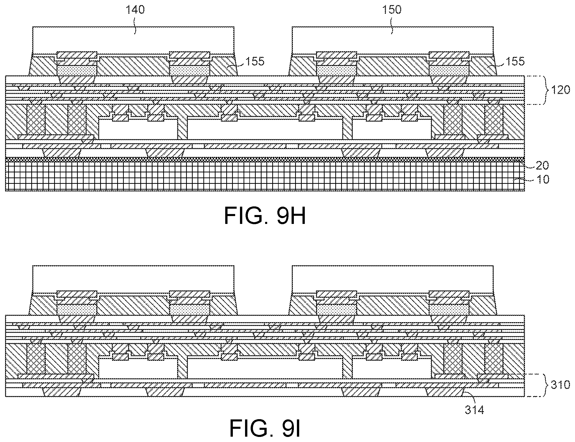 Patent US12581971 Figure 19 – Semiconductor device with bridge die electrically connecting two chips and manufacturing method thereof