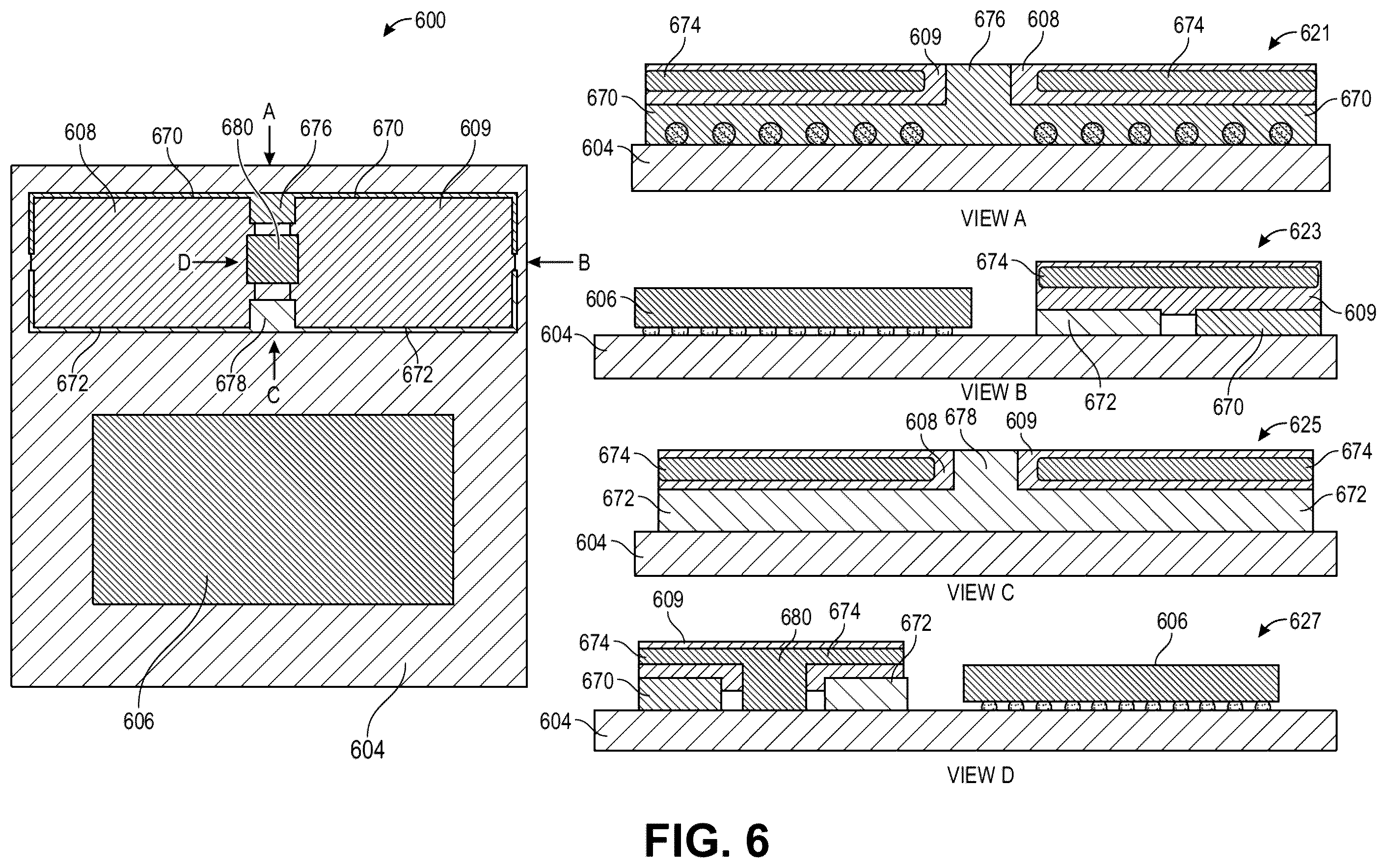 Patent US12581972 Figure 9 – Electrically conductive strips on a side of a memory module