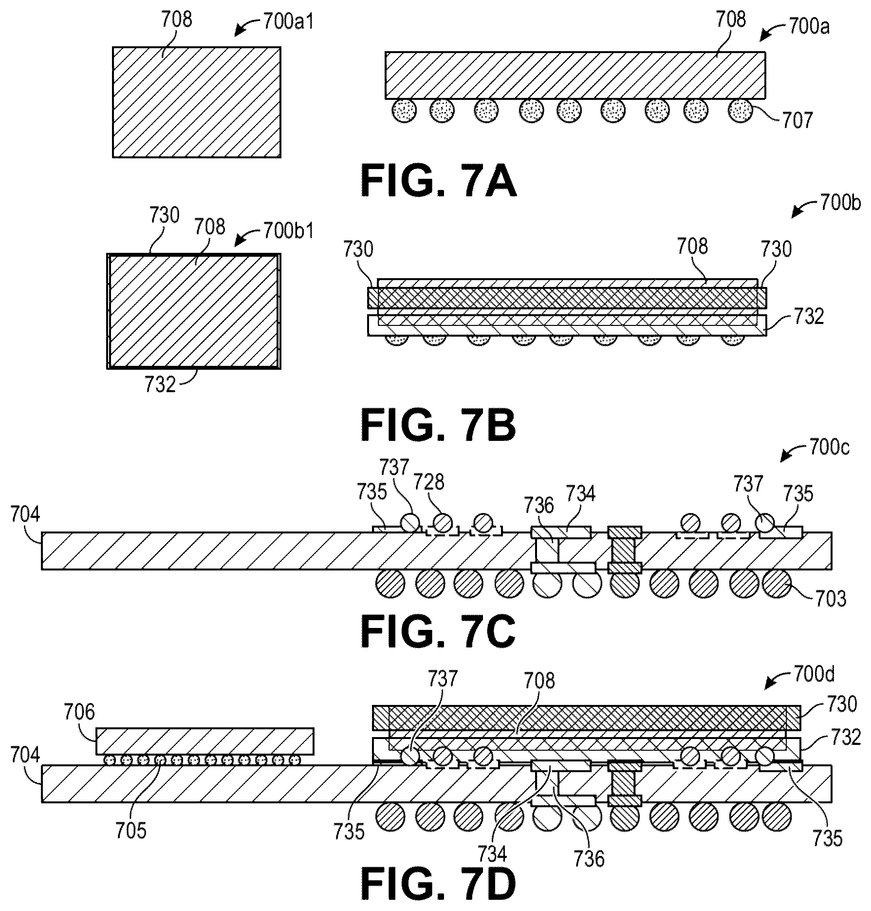 Patent US12581972 Figure 10 – Electrically conductive strips on a side of a memory module