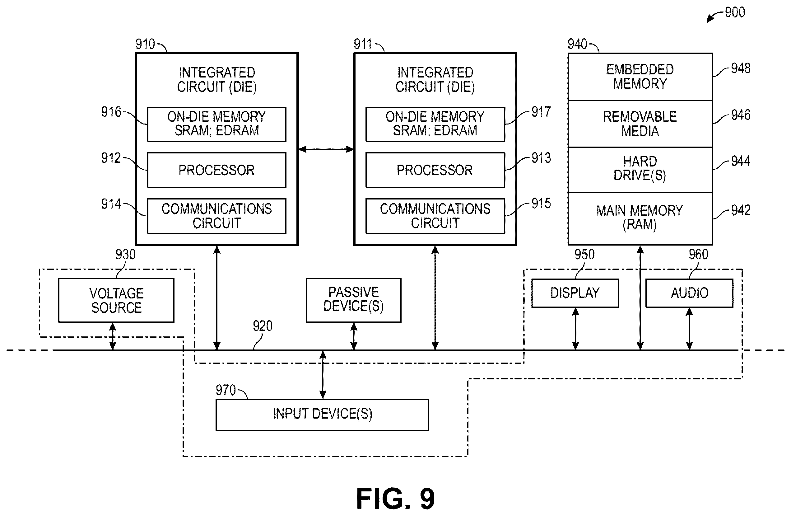 Patent US12581972 Figure 12 – Electrically conductive strips on a side of a memory module