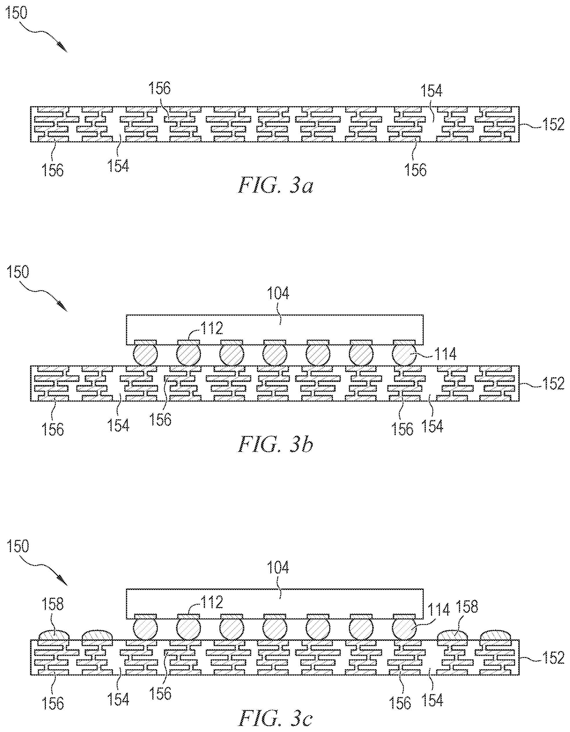 Patent US12581974 Figure 3 – Semiconductor device and method of making a semiconductor package with graphene-coated interconnects