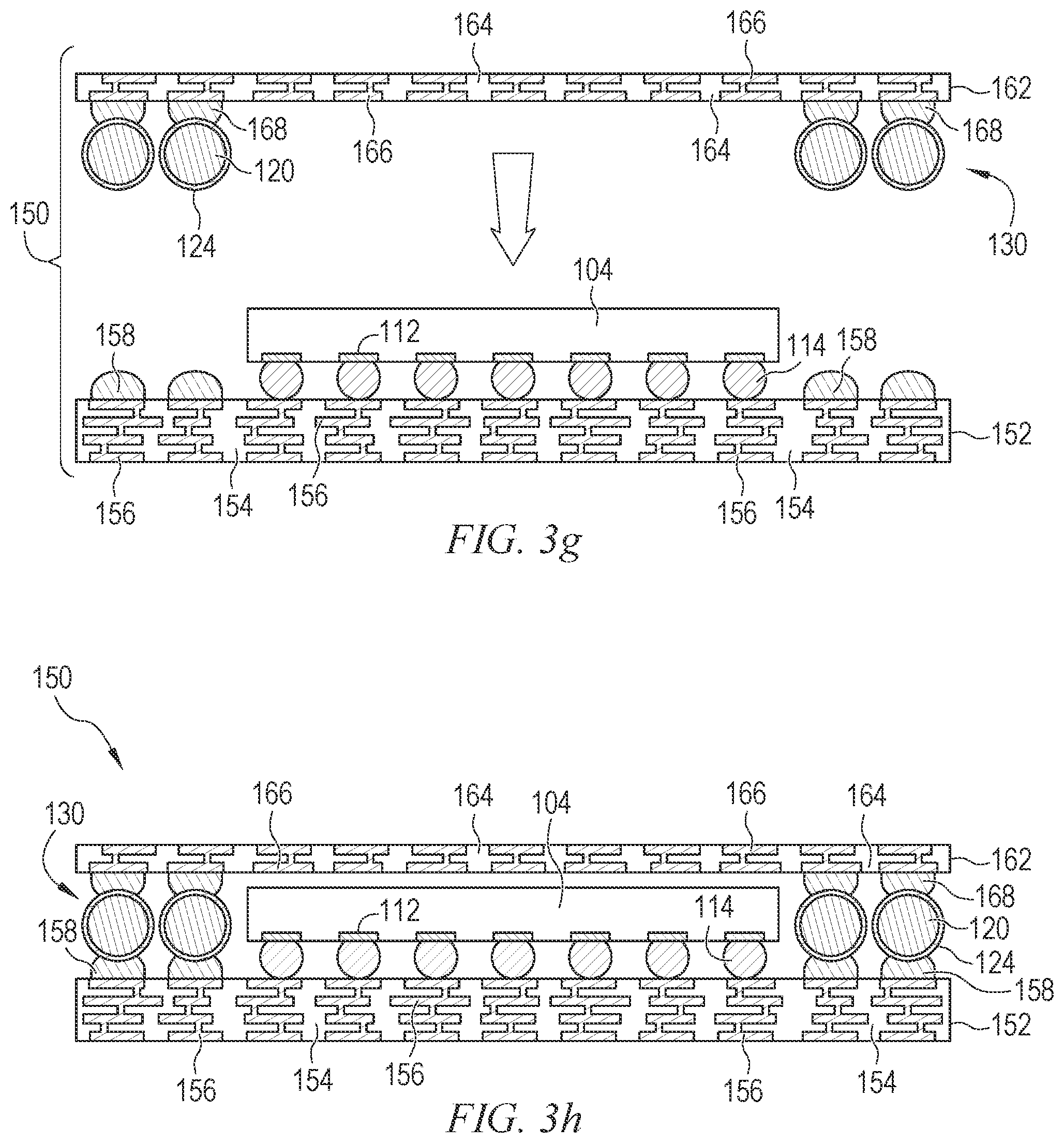 Patent US12581974 Figure 5 – Semiconductor device and method of making a semiconductor package with graphene-coated interconnects