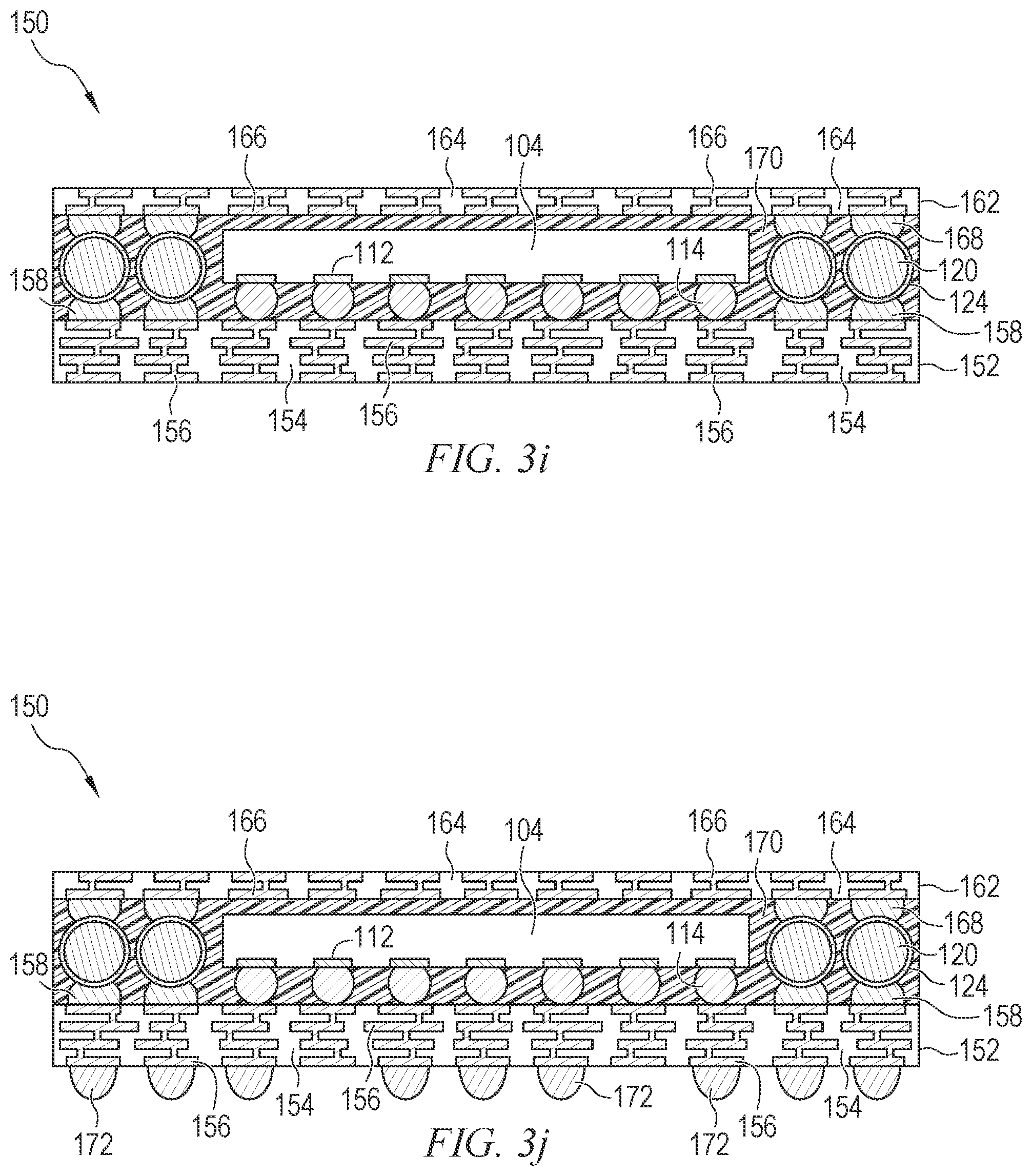 Patent US12581974 Figure 6 – Semiconductor device and method of making a semiconductor package with graphene-coated interconnects