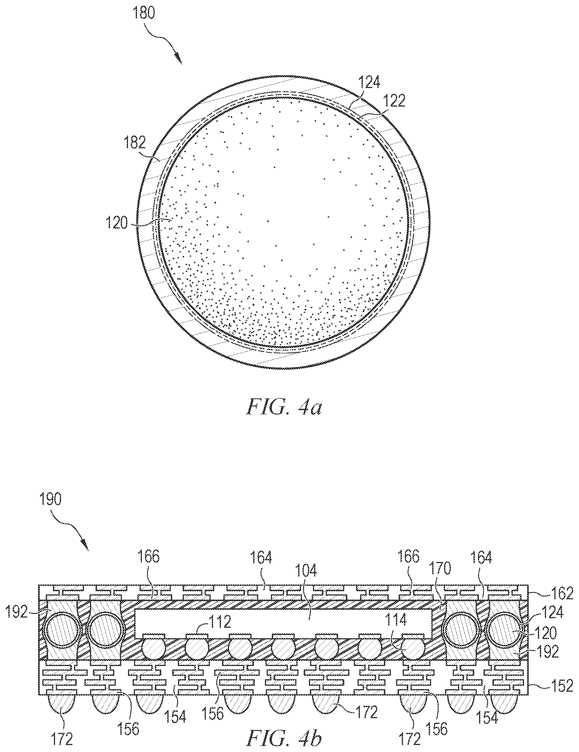 Patent US12581974 Figure 7 – Semiconductor device and method of making a semiconductor package with graphene-coated interconnects