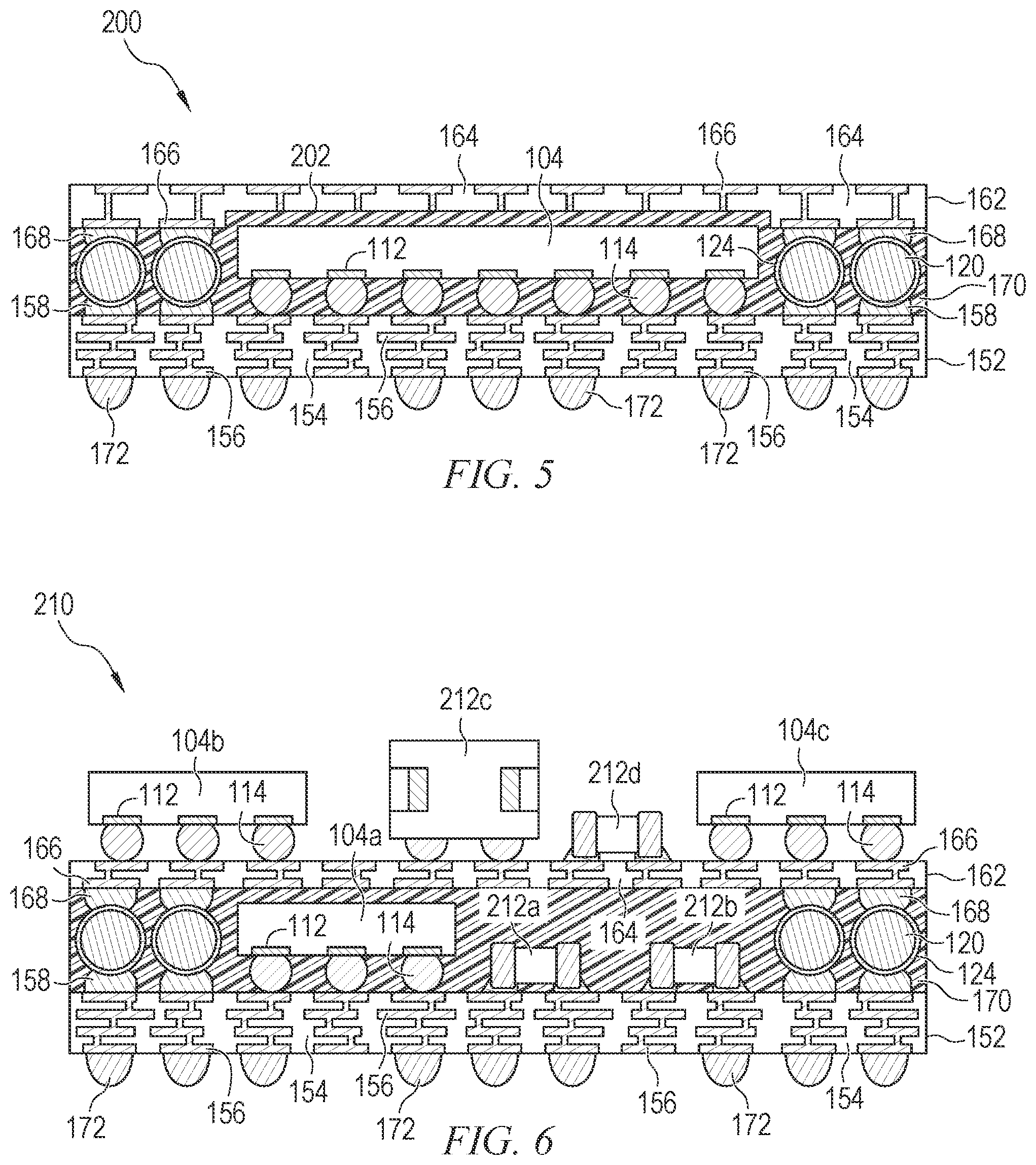 Patent US12581974 Figure 8 – Semiconductor device and method of making a semiconductor package with graphene-coated interconnects