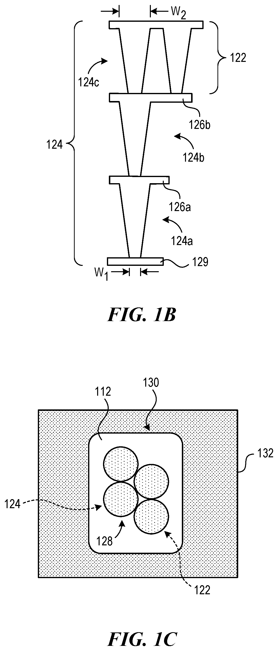Patent US12581976 Figure 2 – Wire bonding directly on exposed conductive vias and interconnects and related systems and methods