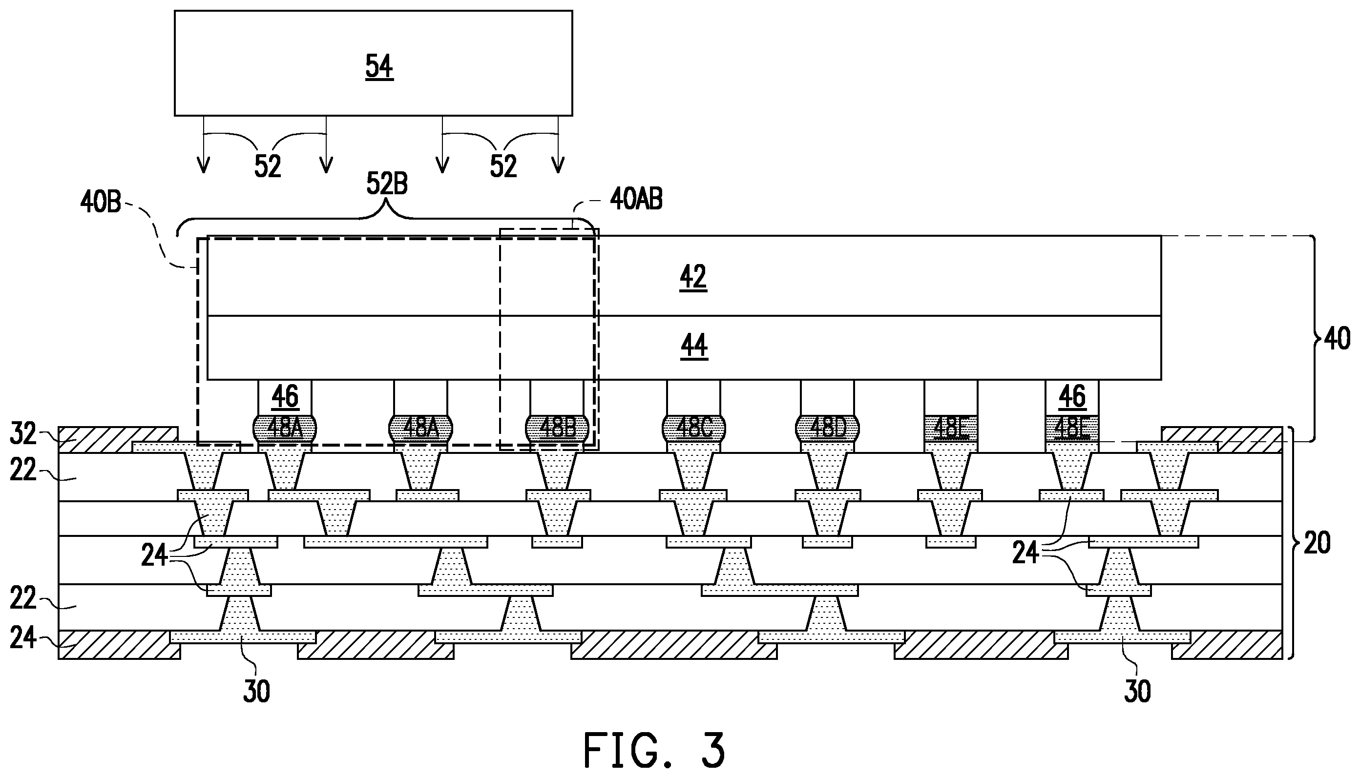 Patent US12581977 Figure 3 – Bonding through multi-shot laser reflow