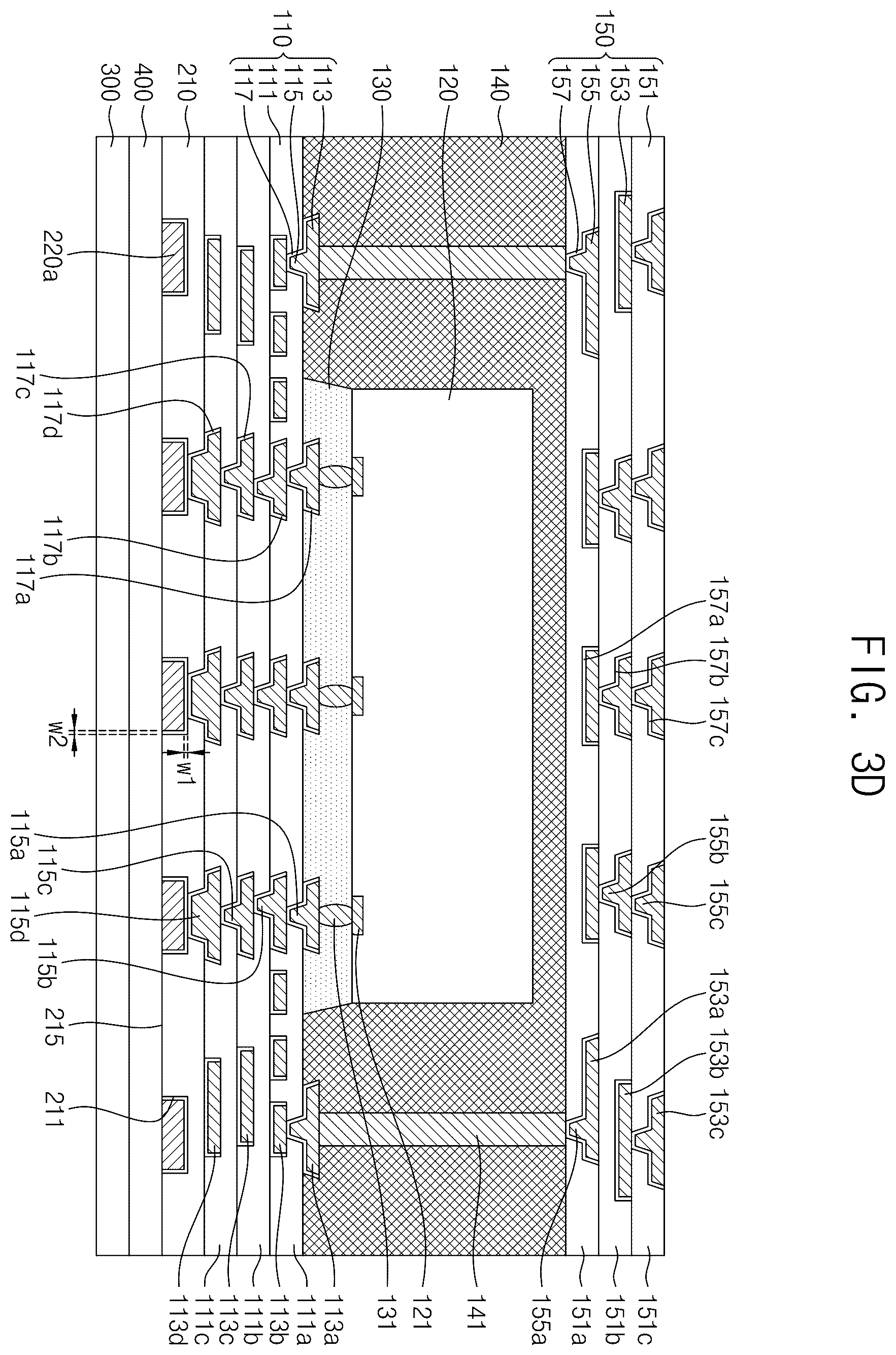 Patent US12581978 Figure 5 – Semiconductor package including under bump metallization pad