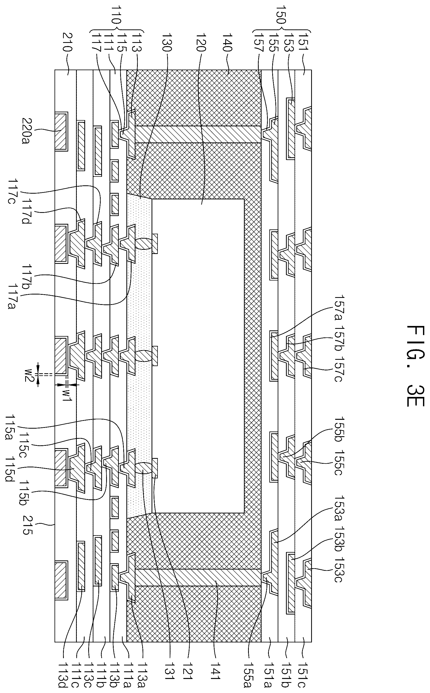 Patent US12581978 Figure 6 – Semiconductor package including under bump metallization pad