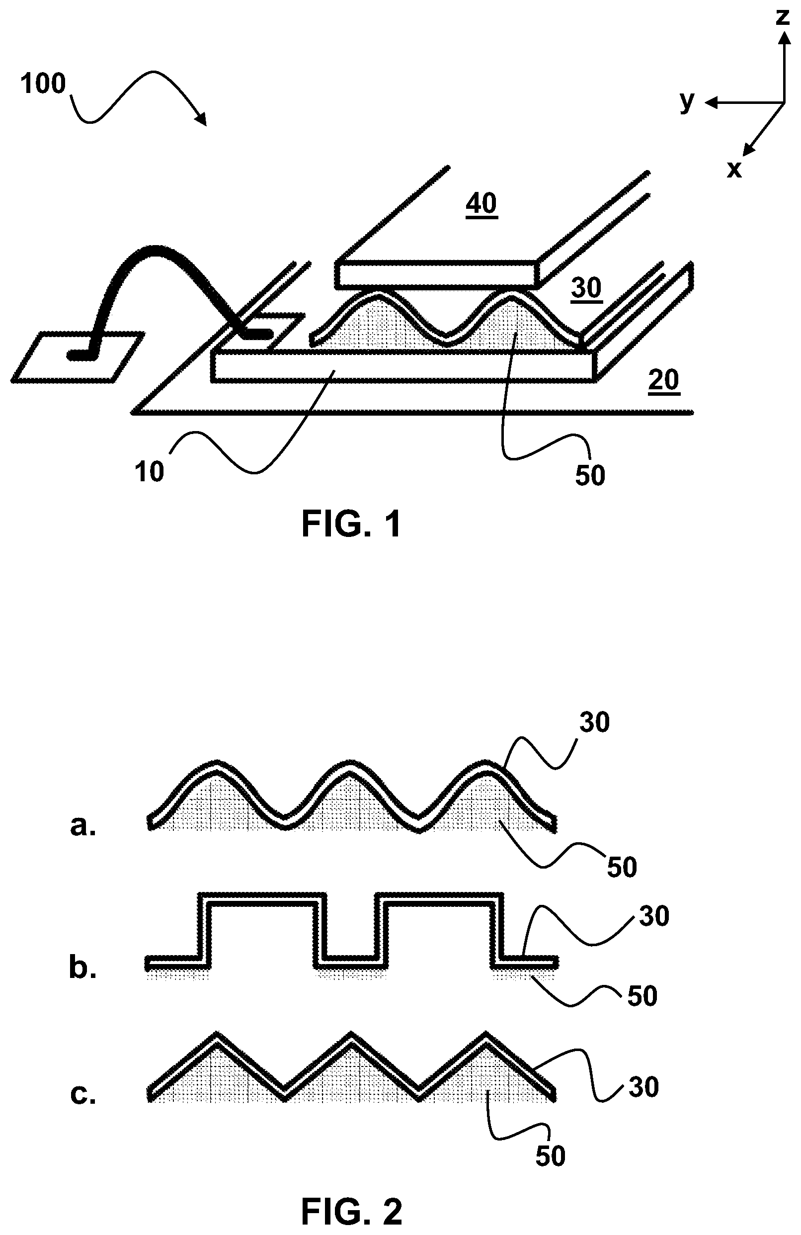 Patent US12581983 Figure 1 – Semiconductor module comprising a semiconductor and comprising a shaped metal body that is electrically contacted by the semiconductor