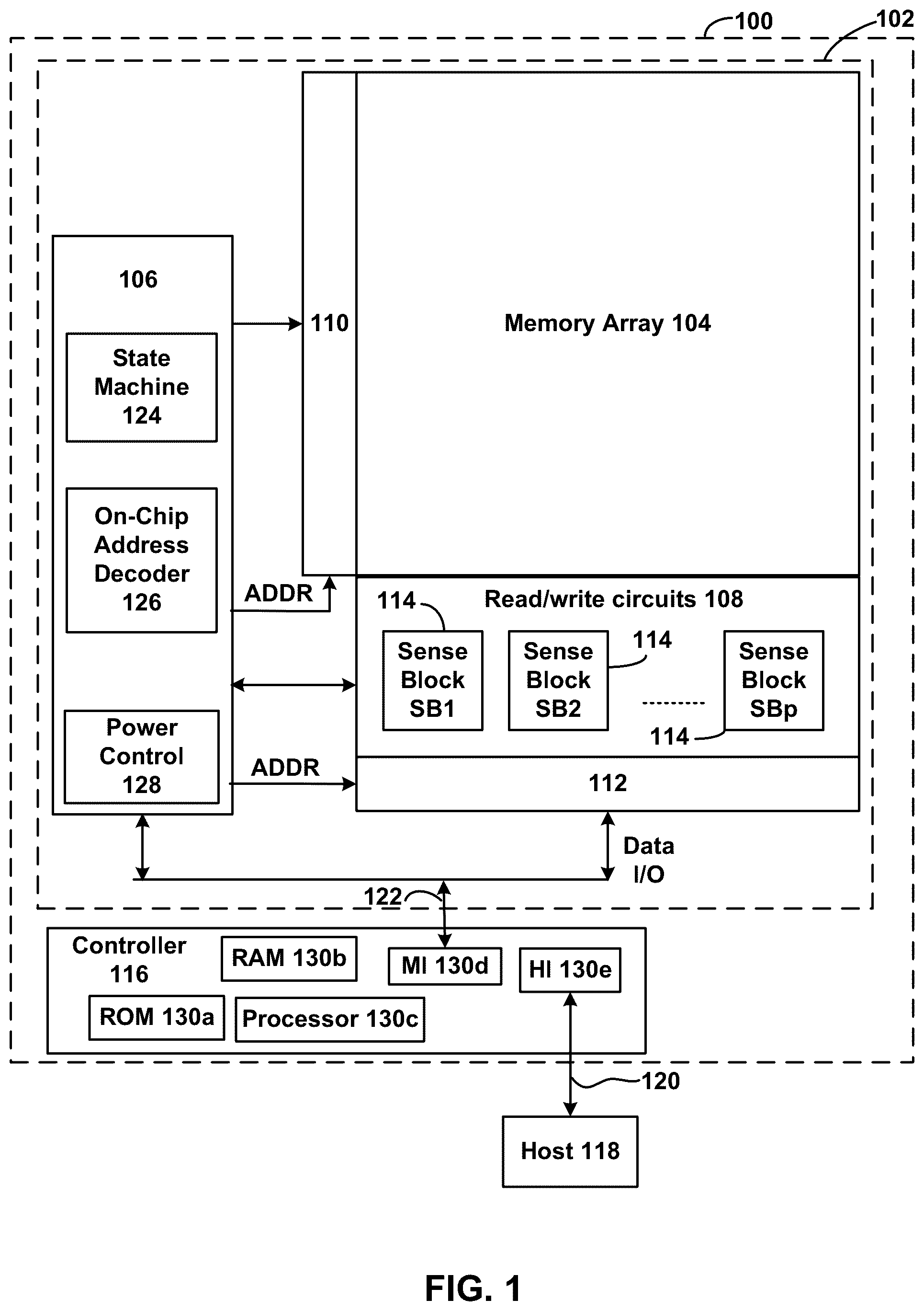 Patent US12581984 Figure 1 – Apparatus and methods for bonding pad redistribution layers in integrated circuits