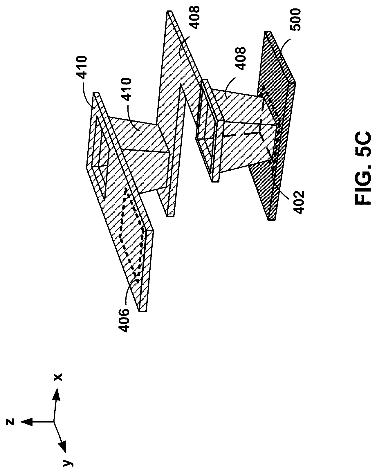 Patent US12581984 Figure 8 – Apparatus and methods for bonding pad redistribution layers in integrated circuits