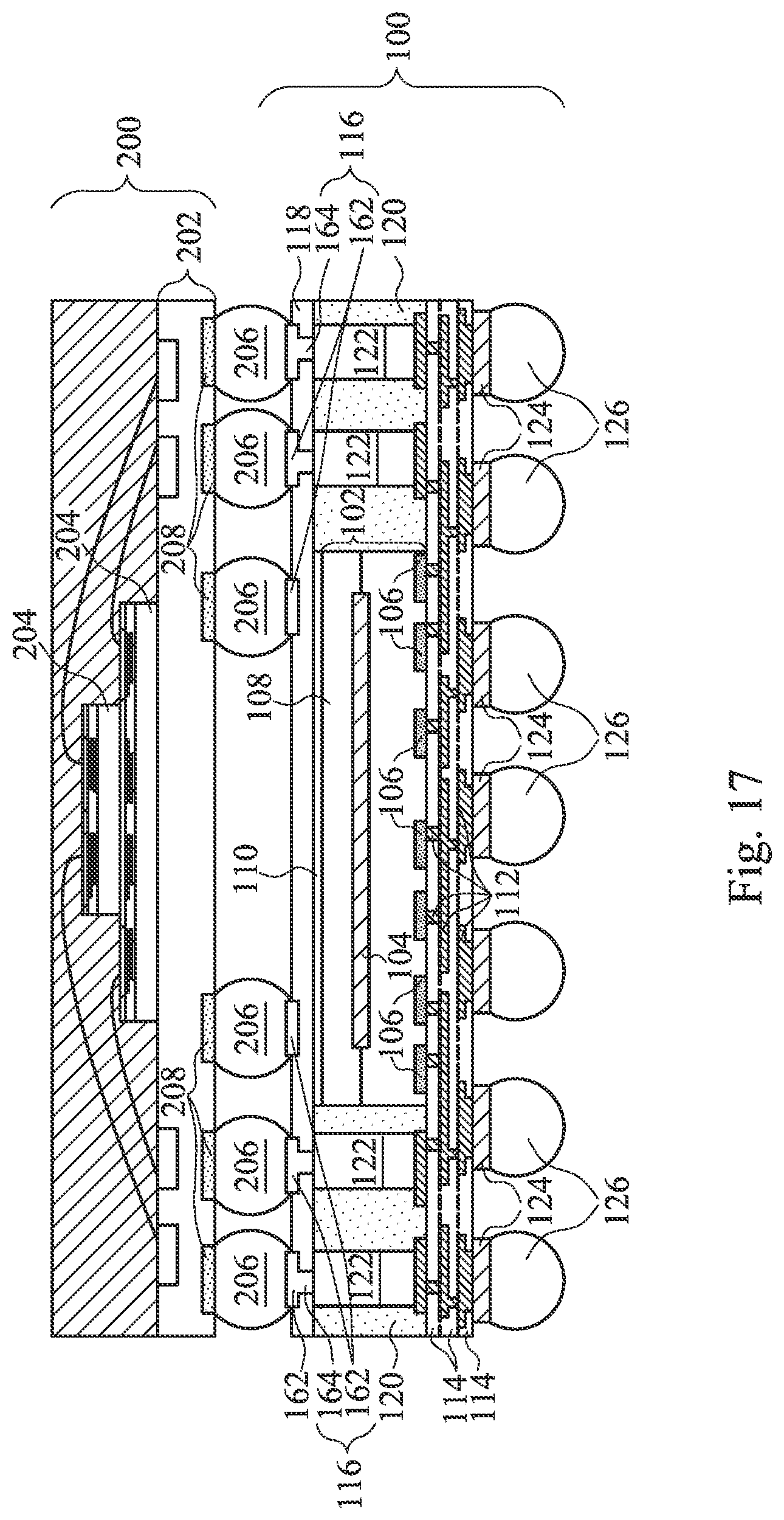 Patent US12581985 Figure 17 – Pad design for reliability enhancement in packages